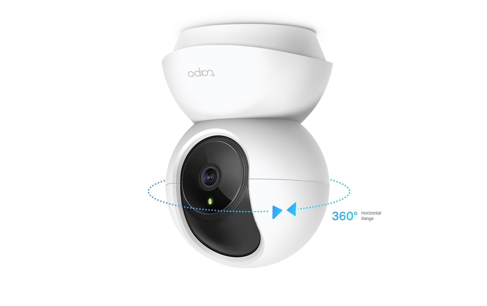TP-Link Tapo C210 Überwachungskamera – 3 MP, WLAN, Reichweite 10 m, für Google Assistant, Amazon Alexa, weiss