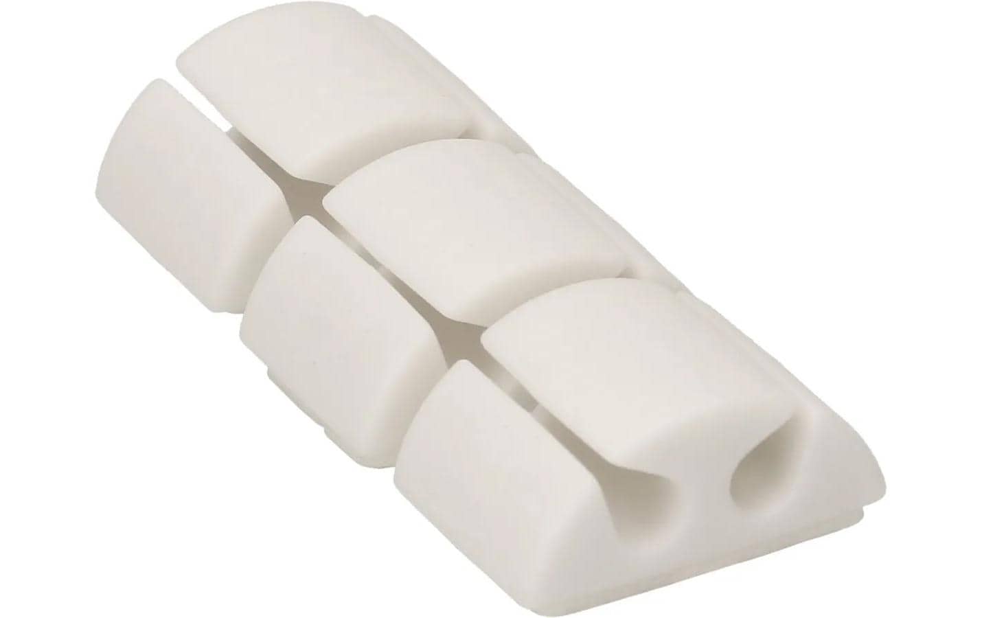 Max Hauri AG Max Hauri – Kabel-Clip, weiss, 6 Stück