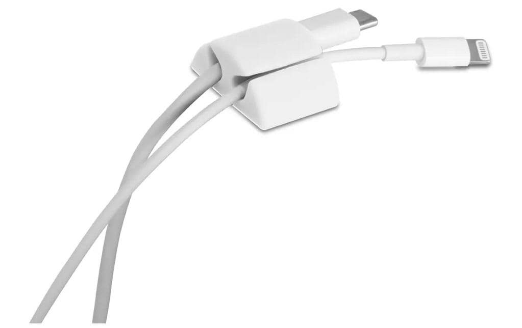 Max Hauri AG Max Hauri – Kabel-Clip, weiss, 6 Stück