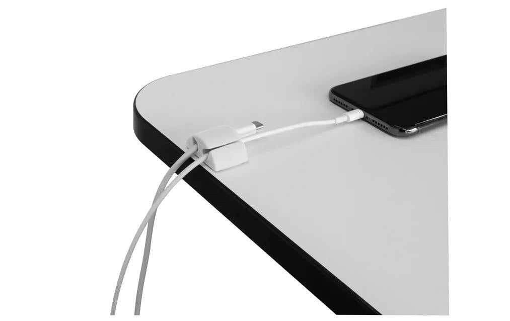 Max Hauri AG Max Hauri – Kabel-Clip, weiss, 6 Stück