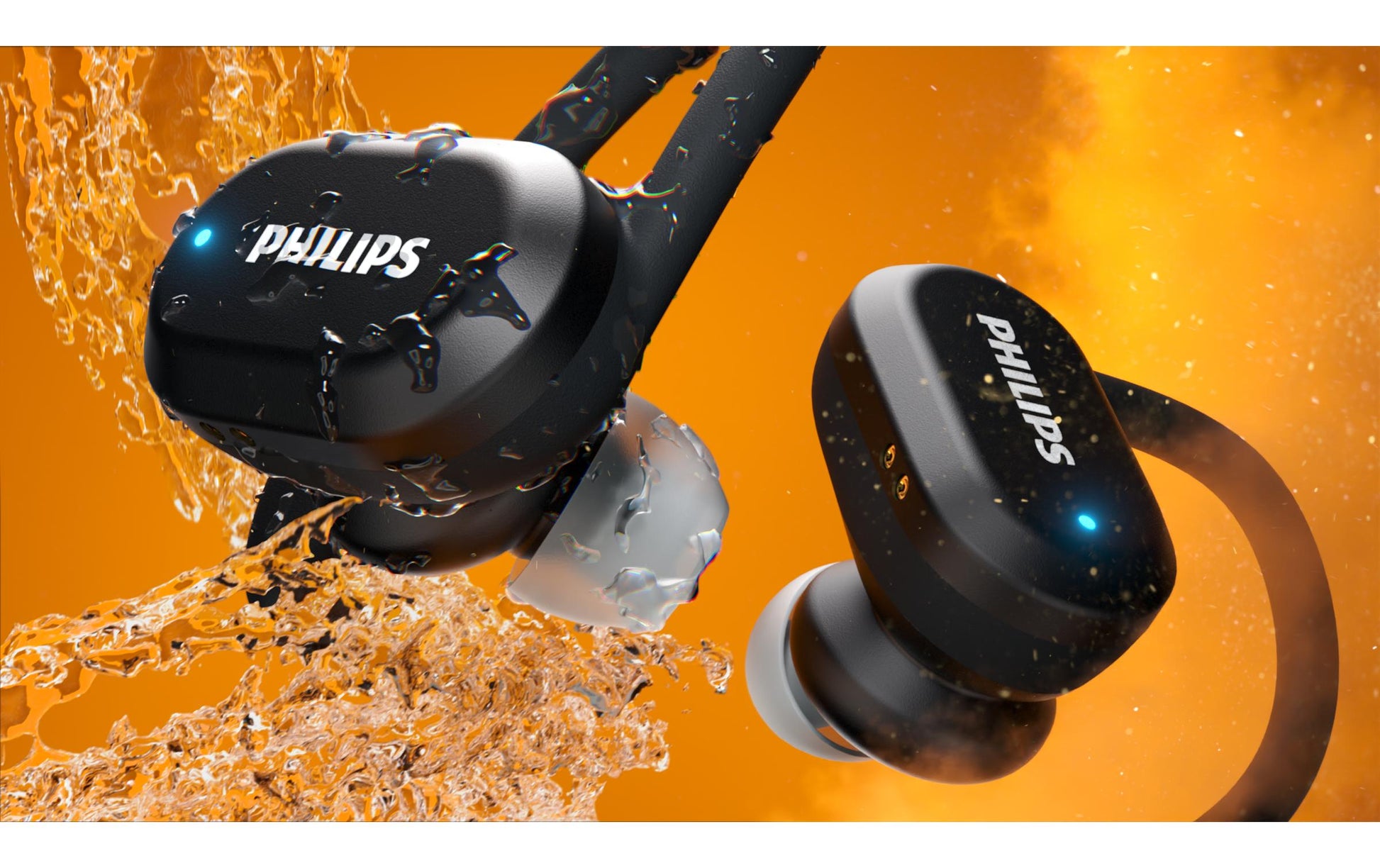 Philips TAA7306BK/00 – True Wireless In-Ear Kopfhörer – Bluetooth, UV-Reinigung – Schwarz – bis 24 h