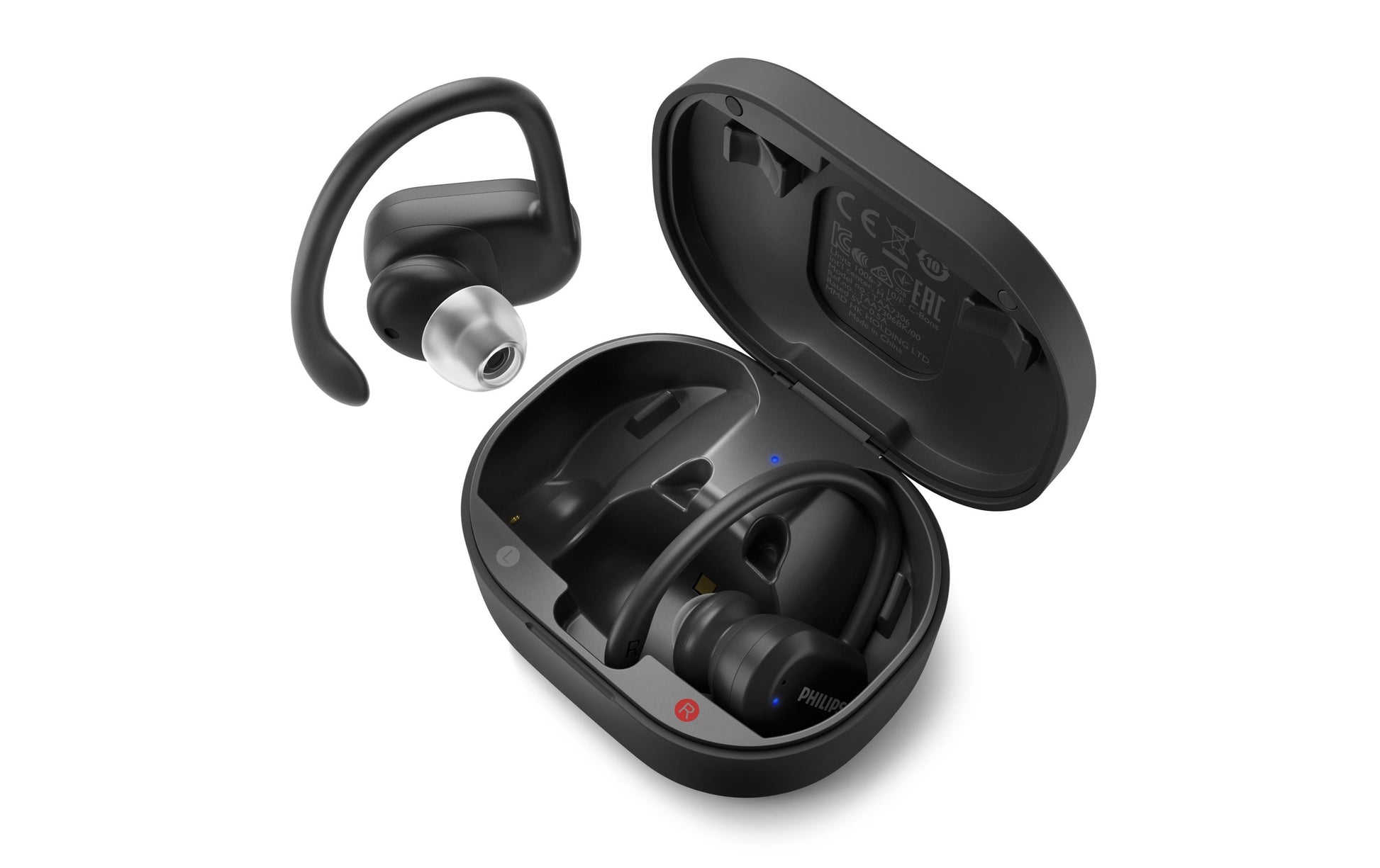 Philips TAA7306BK/00 – True Wireless In-Ear Kopfhörer – Bluetooth, UV-Reinigung – Schwarz – bis 24 h