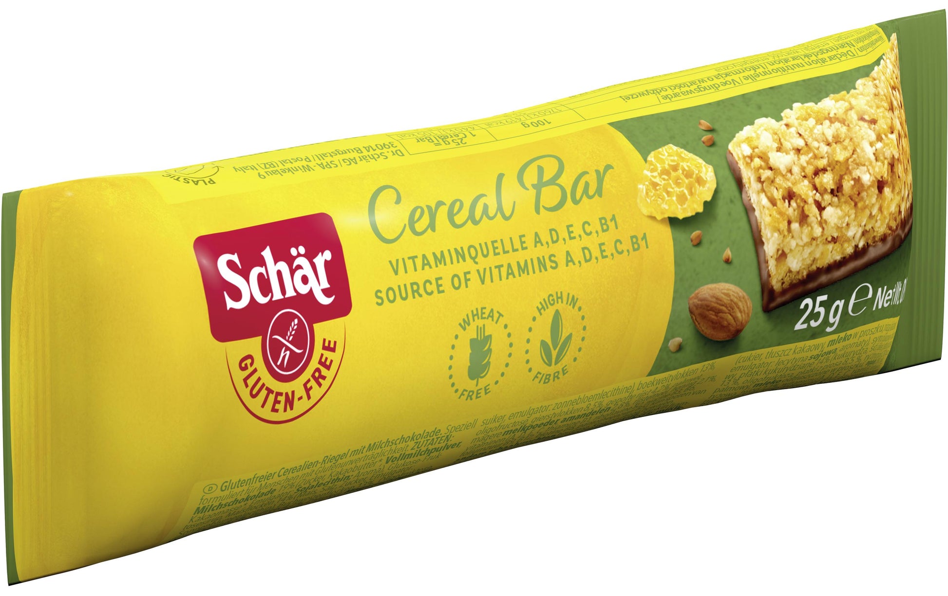 Dr. Schär Cereal Bar – Schokolade, glutenfrei – 25 g