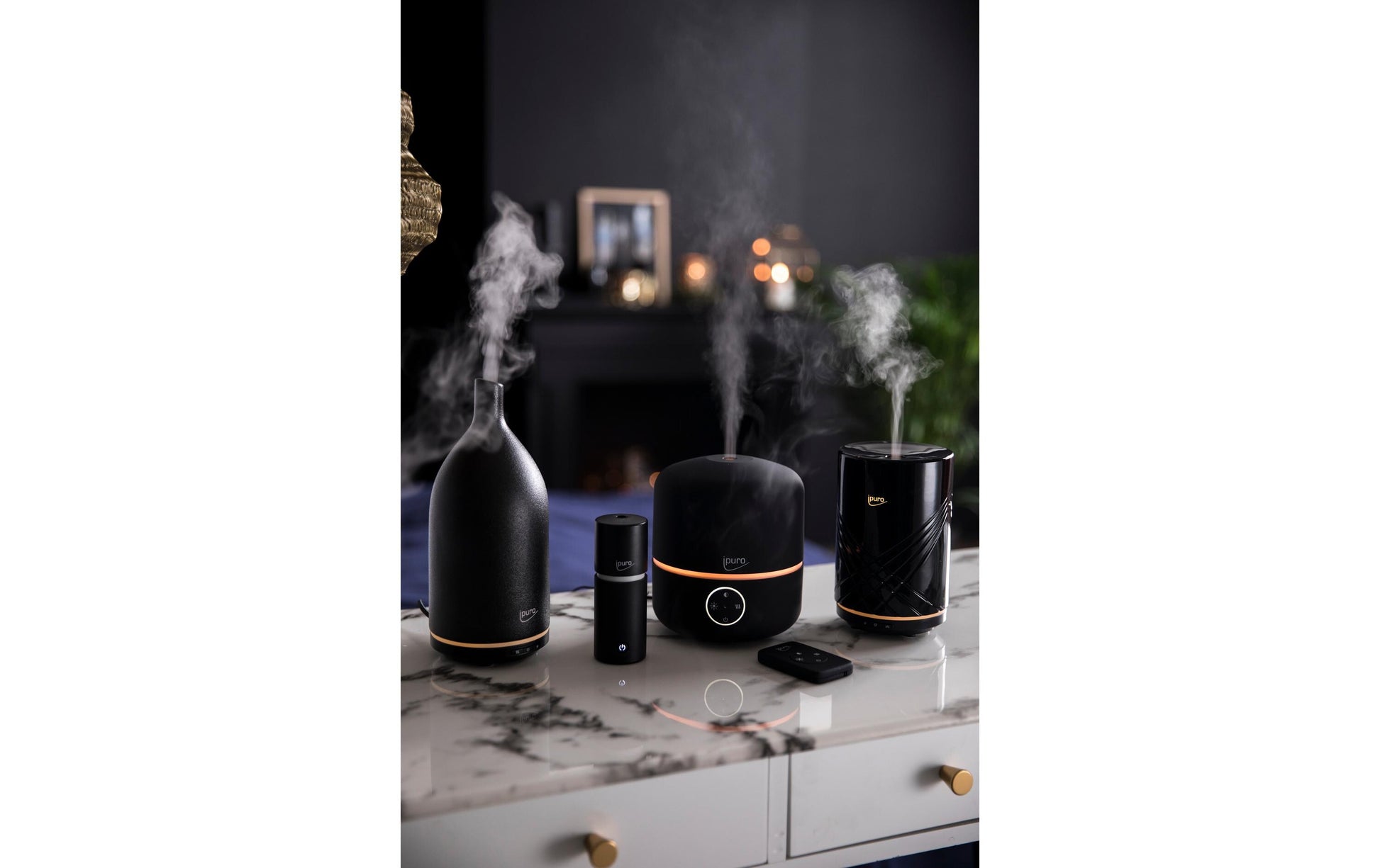 ipuro Aroma-Diffuser Schwarz – 150 ml