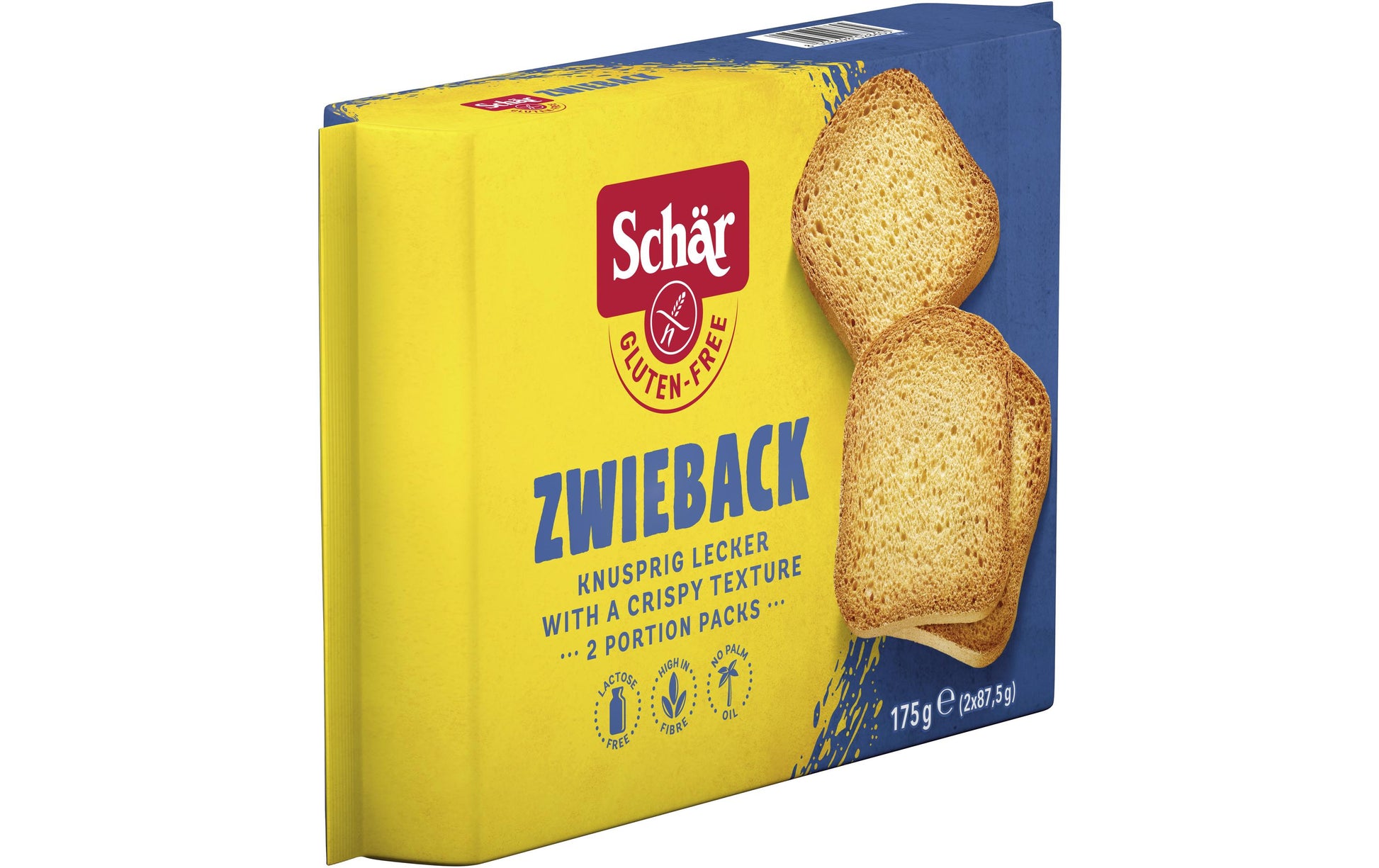 Dr. Schär Zwieback – glutenfrei – 175 g
