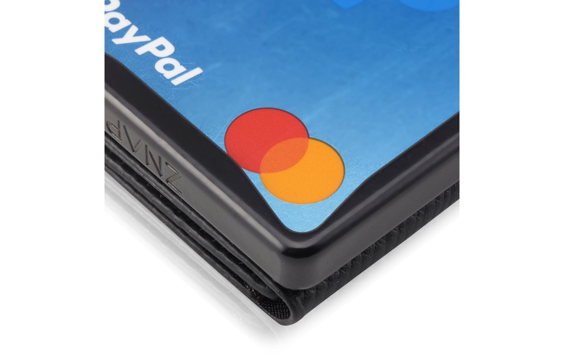 Slimpuro ZNAP Slim Wallet Kartenetui – RFID-Schutz, Münzfach – 8 Karten – Schwarz – Kork – 60 × 88 × 15 mm
