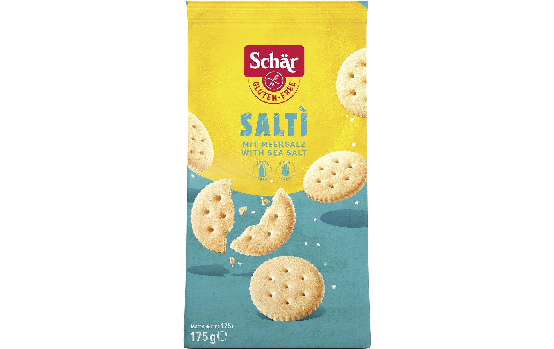 Dr. Schär Saltí Salzgebäck, glutenfrei – 175 g