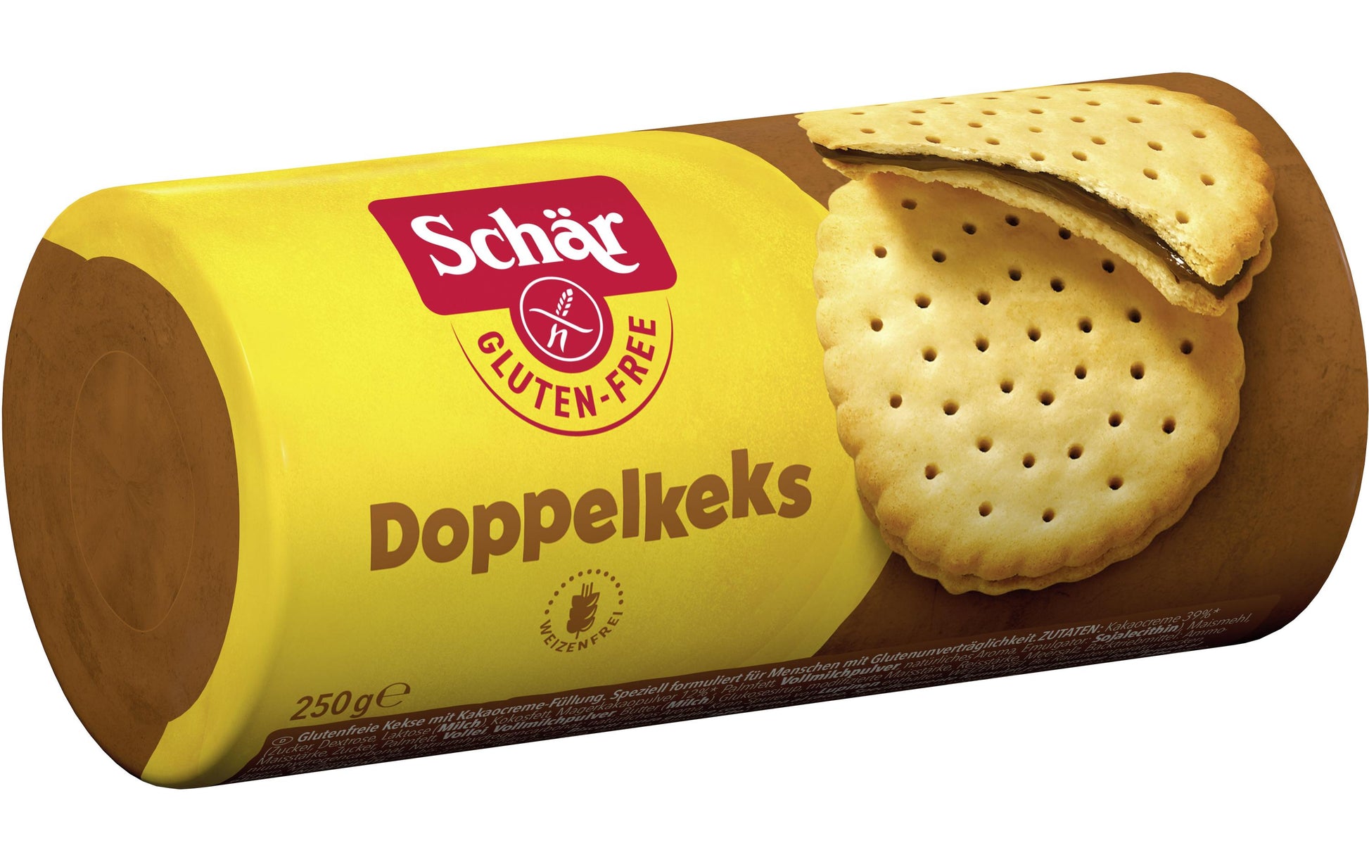 Dr. Schär Maxi Sorrisi Guetzli – Schokolade, glutenfrei – 250 g