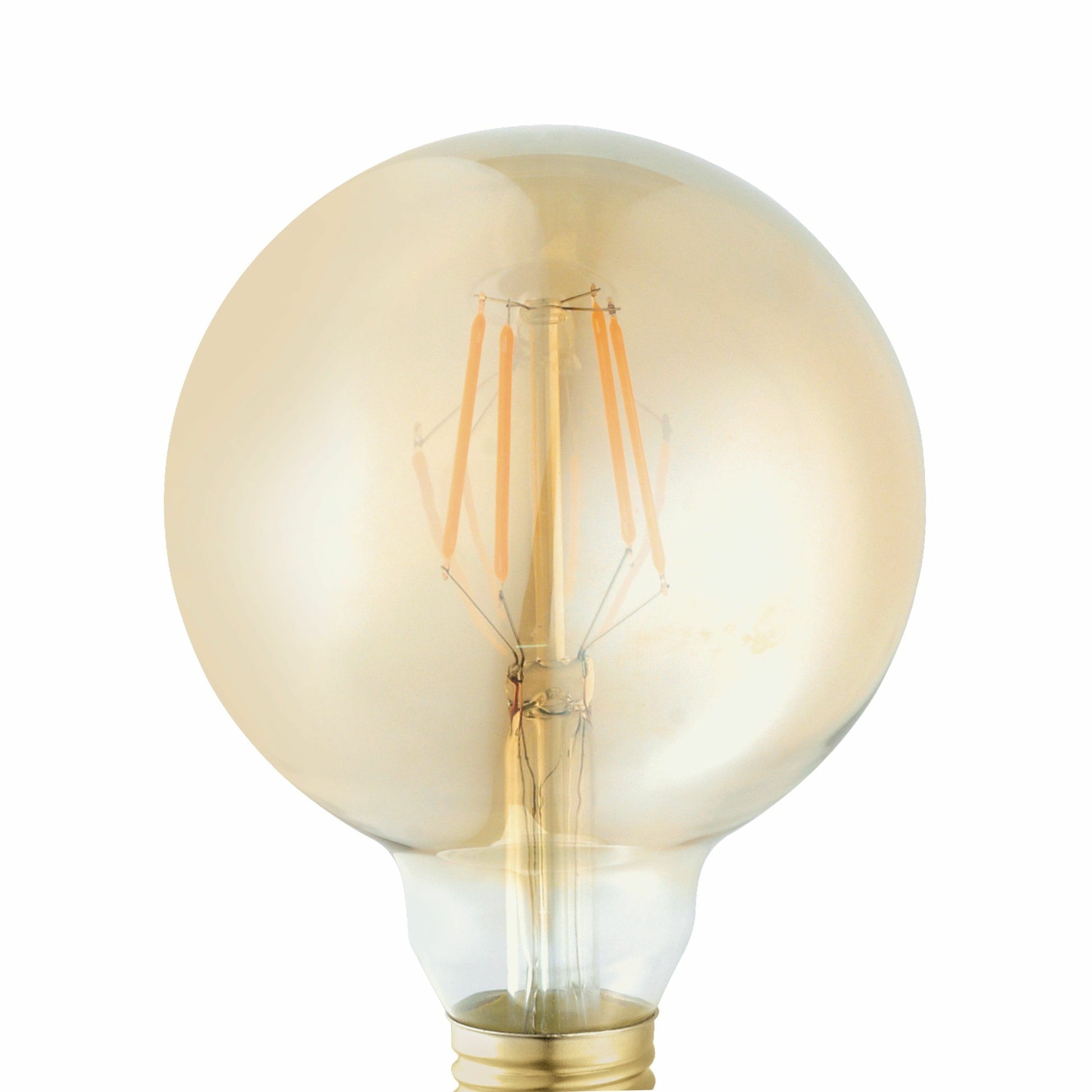 EGLO Leuchtmittel E27 Globus (G95) – Warmweiss 2200 K, 350 lm, 4 W – 1 Stk. – Glas