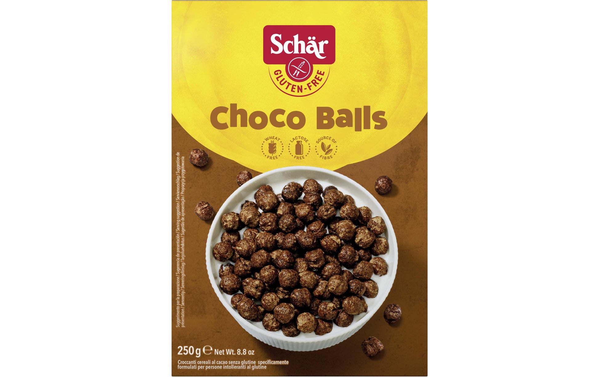 Dr. Schär Cerealien Schokolade – glutenfrei, laktosefrei – 250 g