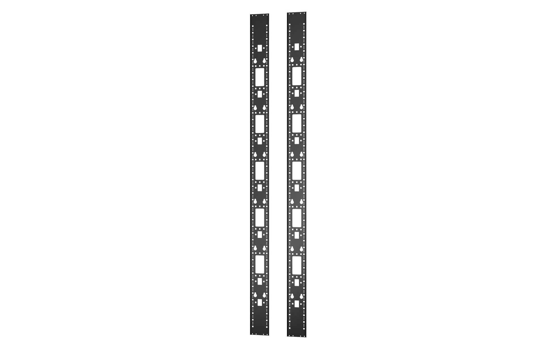 APC Regal-Schiene – 48U (0U Montage), 2er-Set, Schwarz