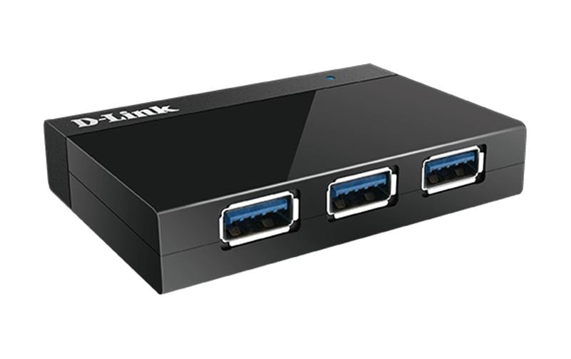 D-Link DUB-1340 USB-Hub – 4× USB-A, für Windows/Mac