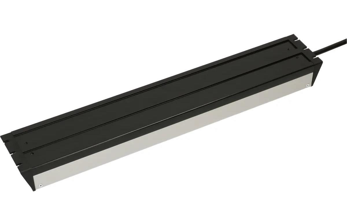 Max Hauri AG Max Hauri POWER-LINE Steckdosenleiste, 6×T13, ohne Schalter, 1,5 m, Überstromschutz, Eingang T12 – schwarz