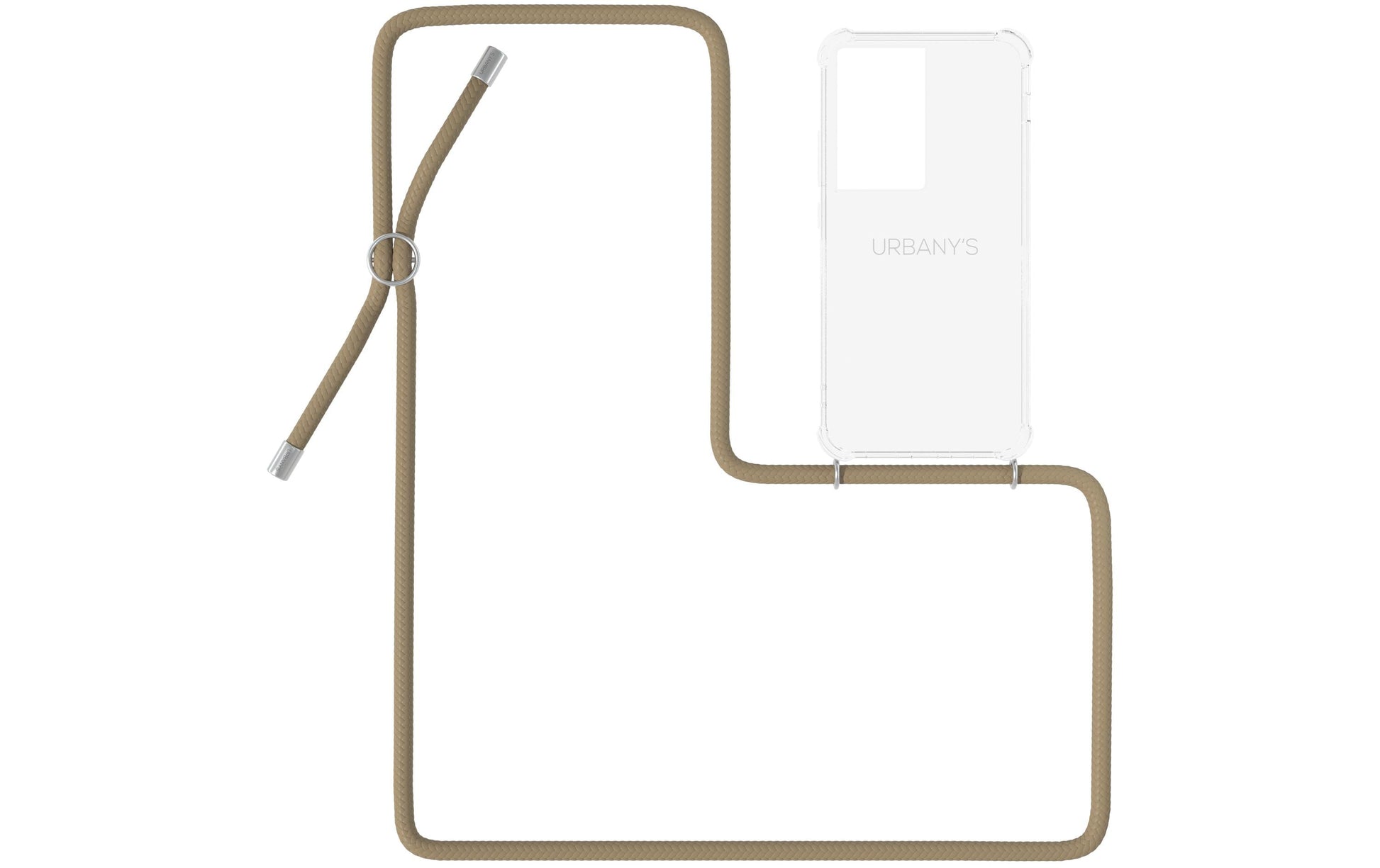 Urbany's Beach Beauty Backcover – für Samsung Galaxy S21 Ultra, mit Halsband, stossfest, kratzresistent