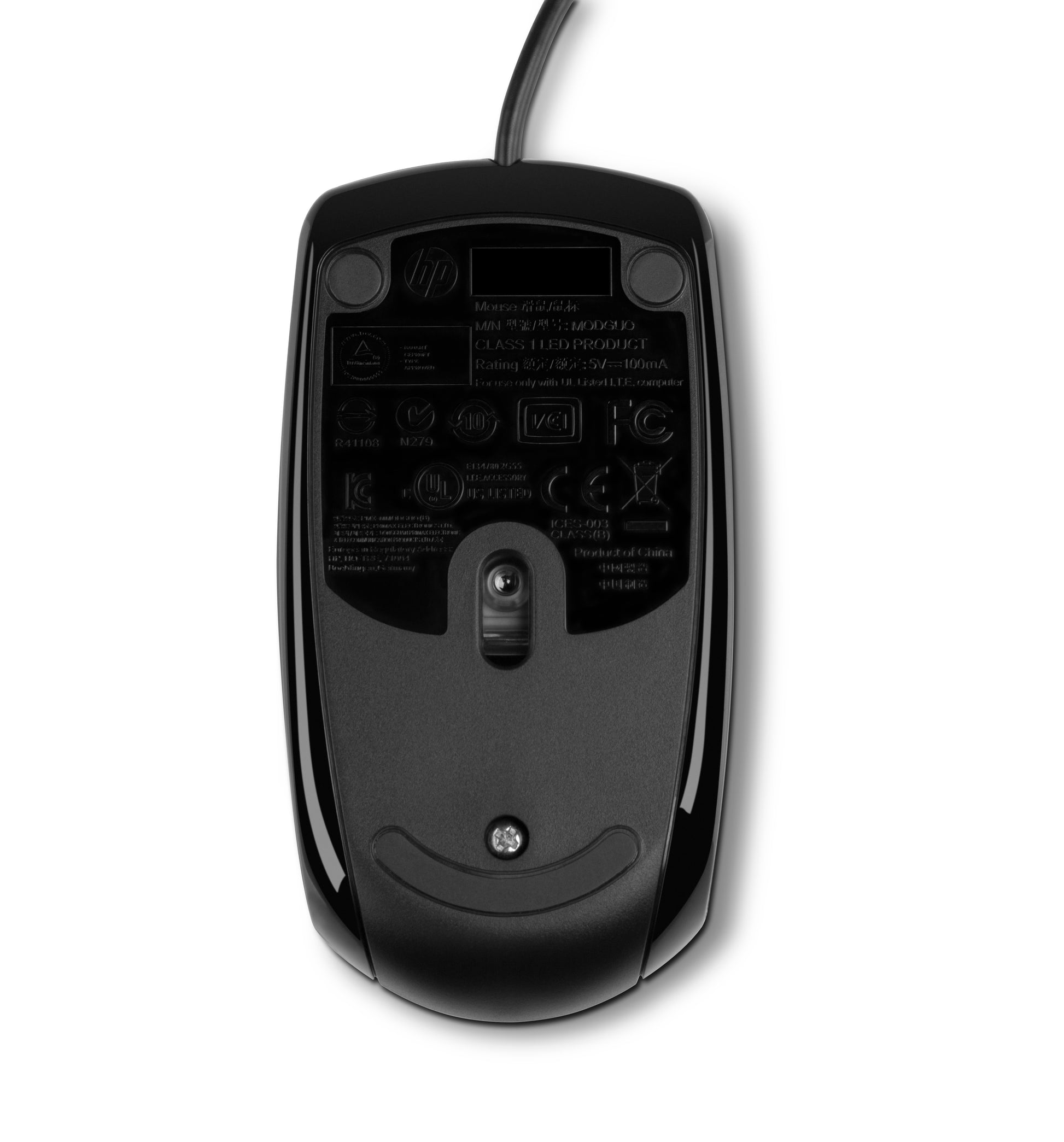 HP X500 – Maus – kabelgebunden (USB-A) – Schwarz