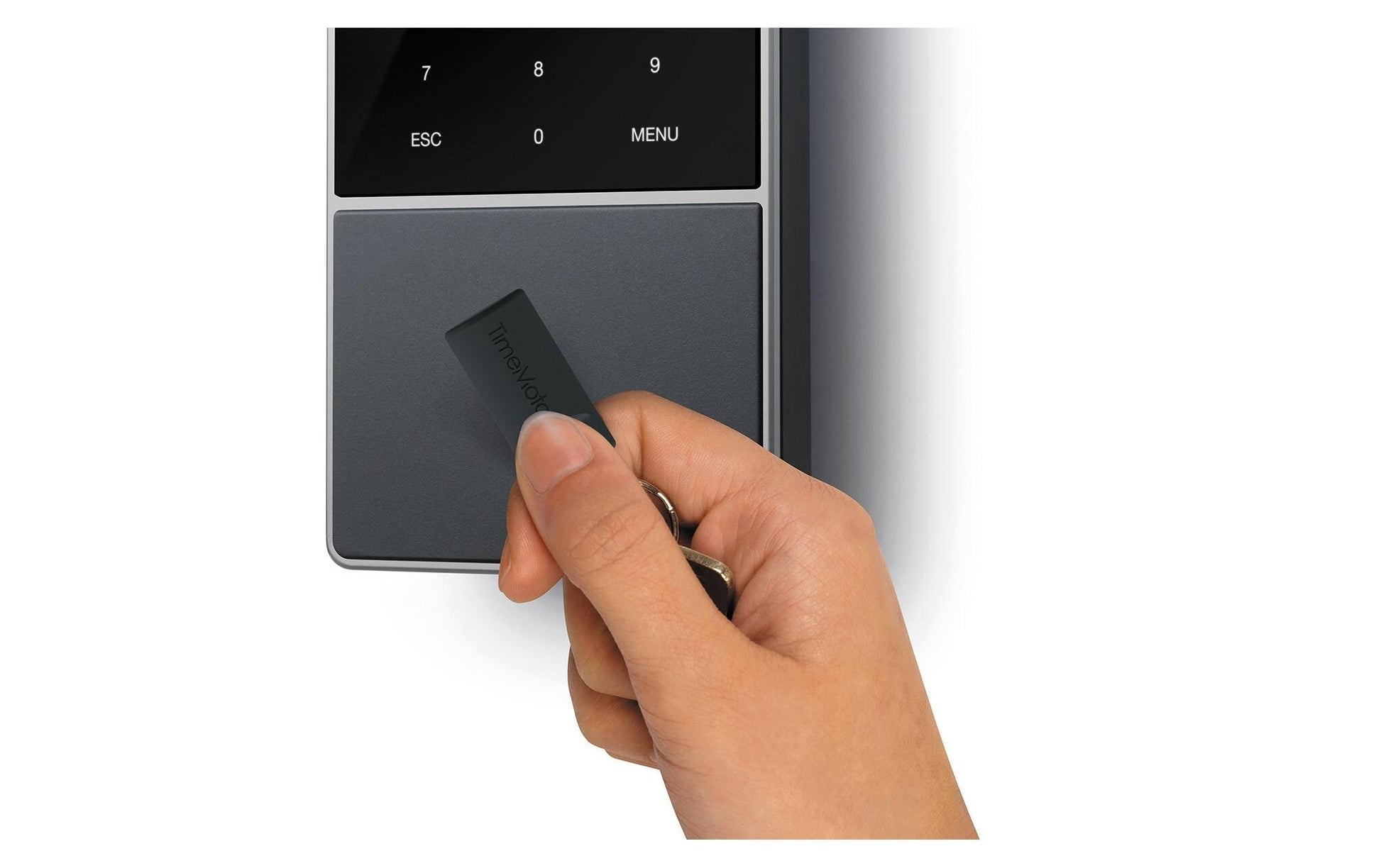 TimeMoto TM-818SC – Zeiterfassungsterminal – MIFARE/RFID, Wandmontage, App-kompatibel