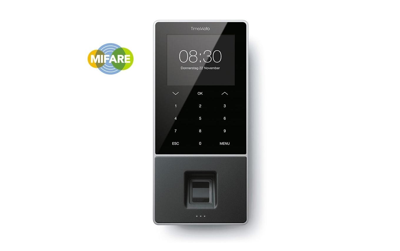 TimeMoto TM-828SC – Terminal – MIFARE/RFID, Fingerabdruck, Codeeingabe