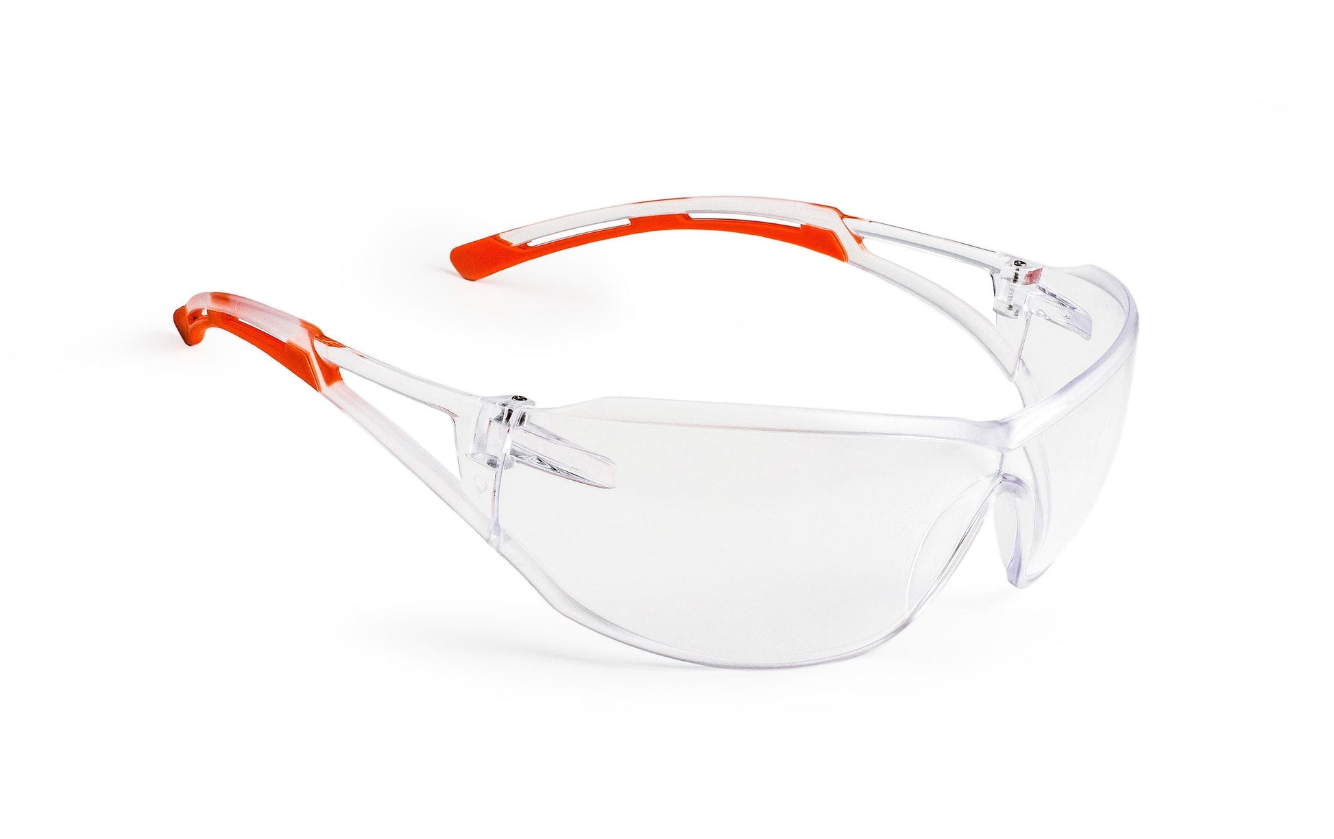 Unico Graber Schutzbrille 1100 CSV – klar, kratzfest, orange