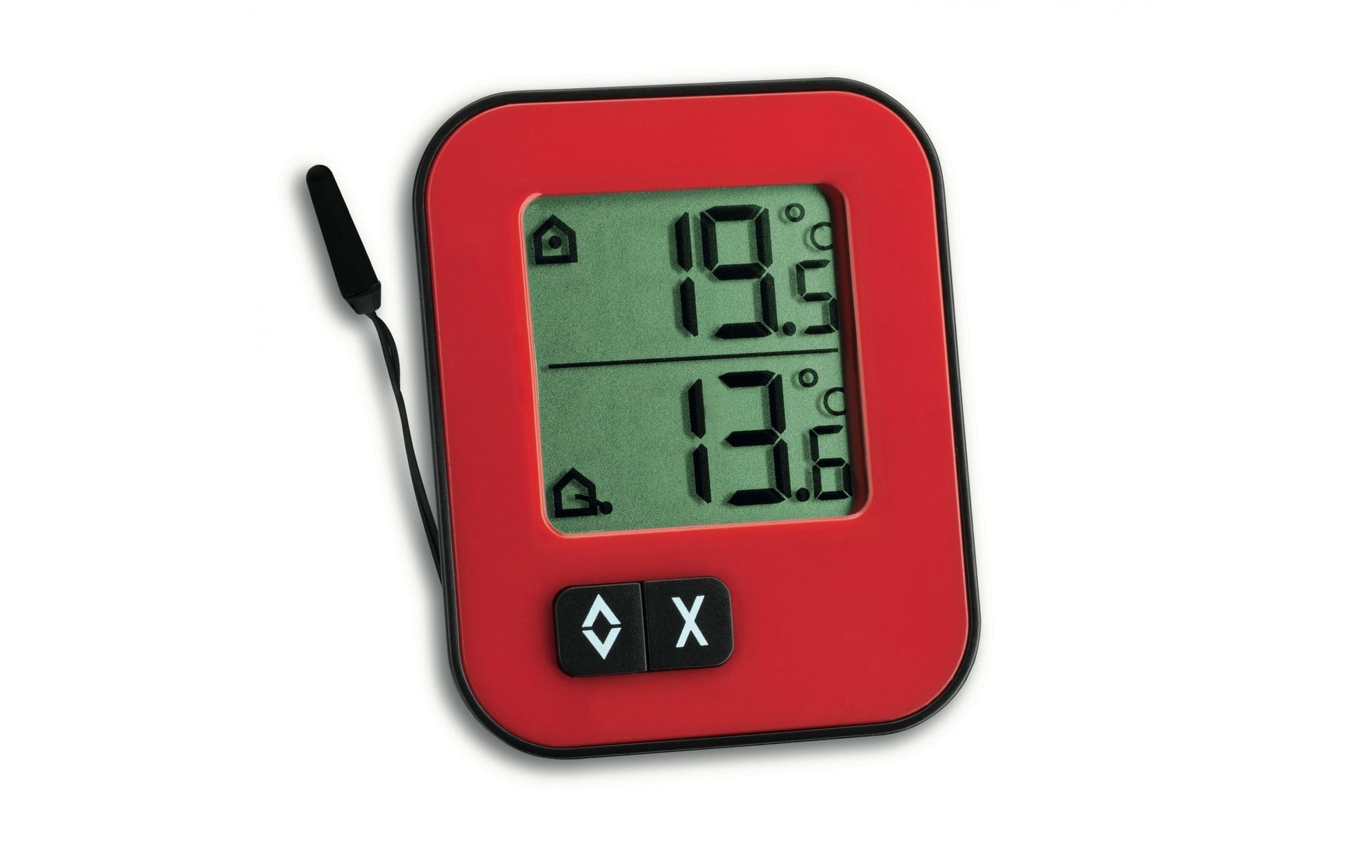 TFA-Dostmann TFA Dostmann MOXX 30.1043 – Innen-/Aussenthermometer, digital, Höchst- und Tiefsttemperatur – rot