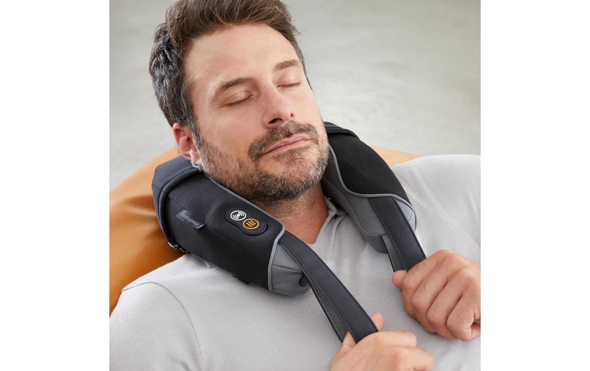 Medisana Nacken-Massagegerät NM868 – Vibrationsmassage, mit Wärmefunktion – Akku/Netz