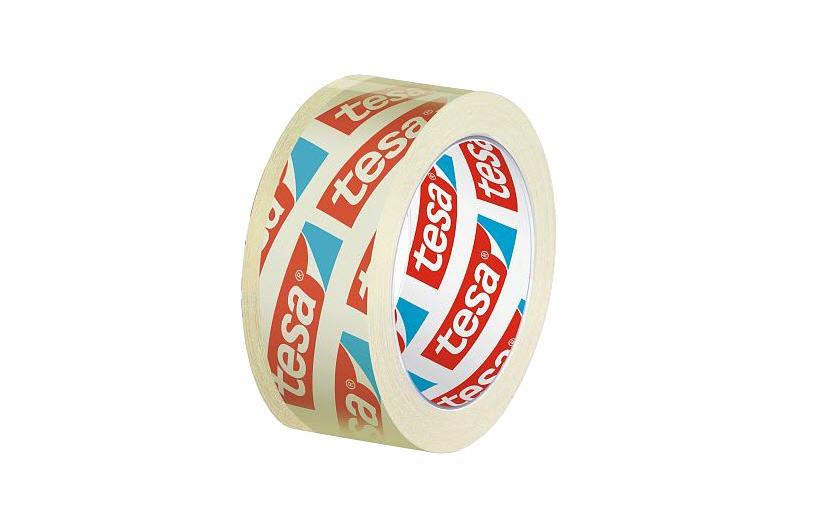 TESA Büro-Klebeband – permanent, klar, Kunststoff, 15 mm × 33 m, Kern Ø 26 mm