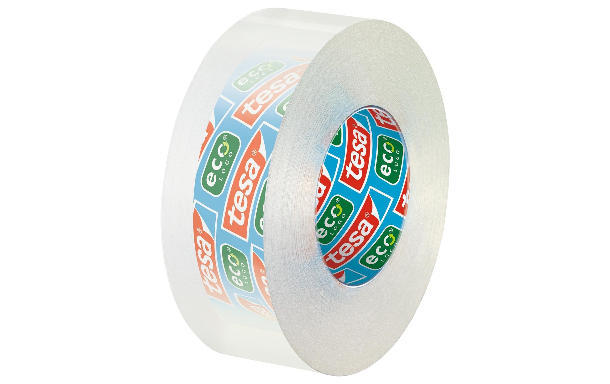TESA Klebeband eco & clear – permanent, Kunststoff, 19 mm × 33 m, Kern Ø 26 mm, 8 Rollen