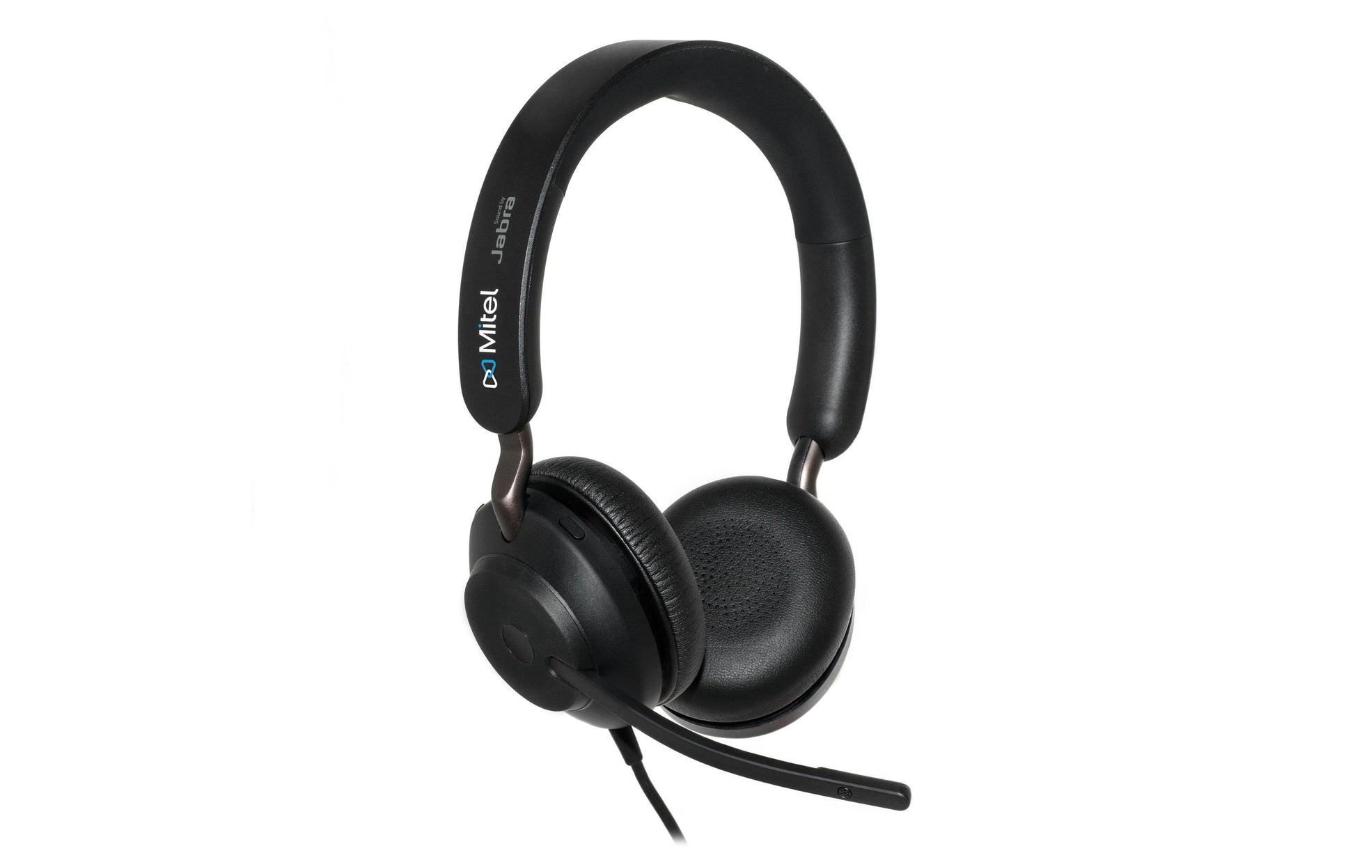 Miele Mitel H10 Stereo Office-Headset – Stereo, Verkabelt (USB-A), ANC, für Tischtelefon, Schwarz