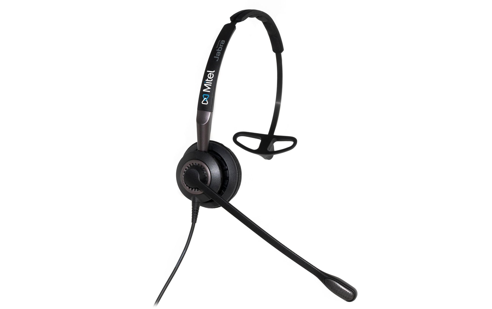 Miele MITEL H20 Office-Headset – On-Ear, Mono, Verkabelt (RJ-9), ANC, für Tischtelefon, Schwarz