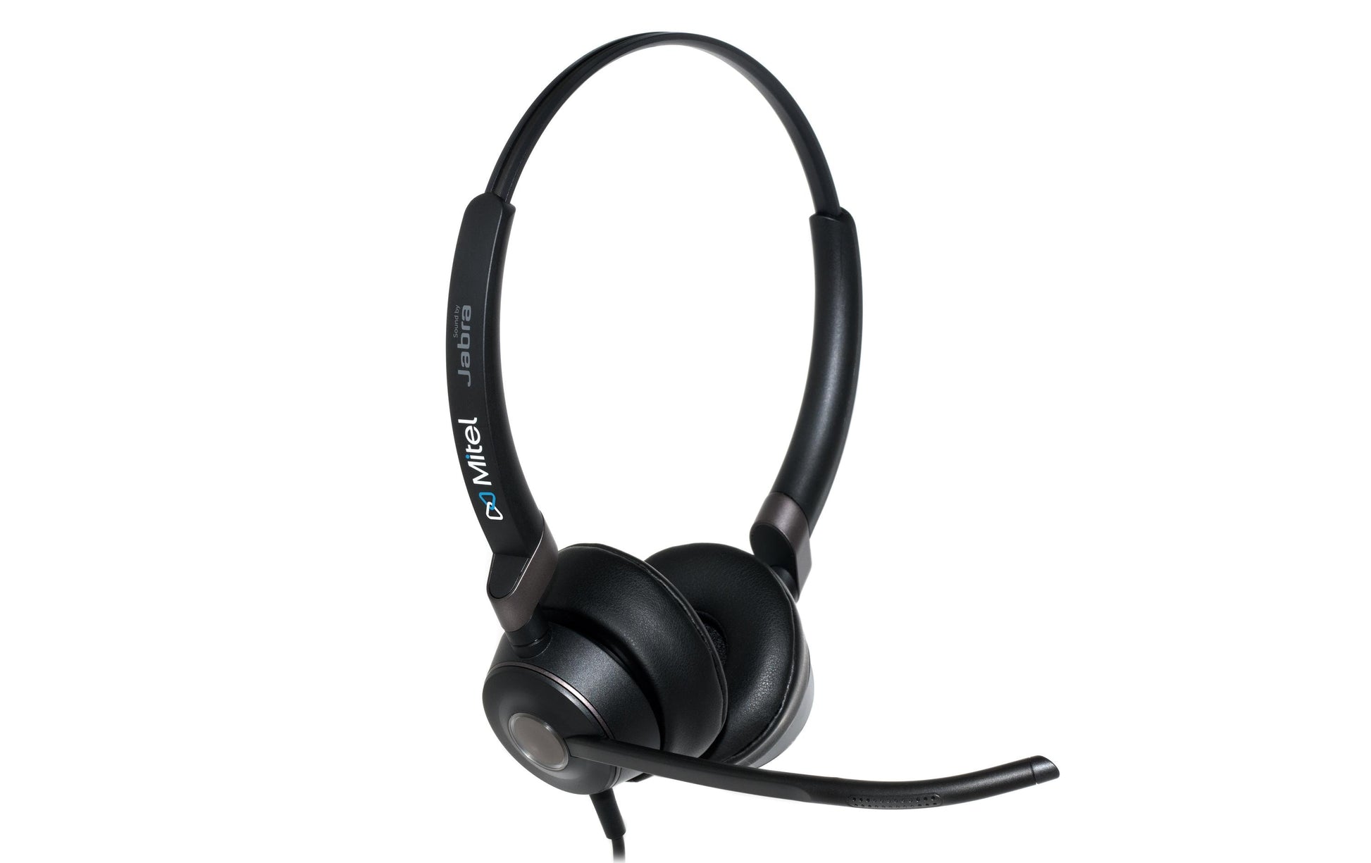 Mitel H30 Stereo – Duo Headset, On-Ear – USB-C, Noise-Cancelling Mikrofon – Schwarz, Teams-kompatibel
