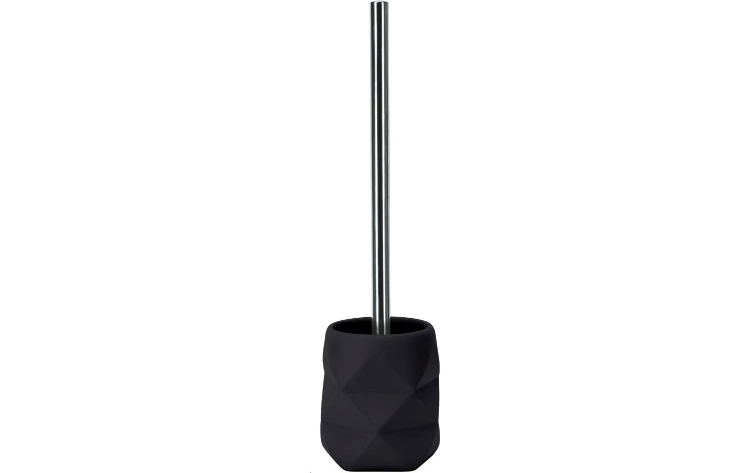 Kleine Wolke WC-Bürstenset – Polyresin, schwarz, schimmelbeständig, H 39 cm, Ø 10,6 cm