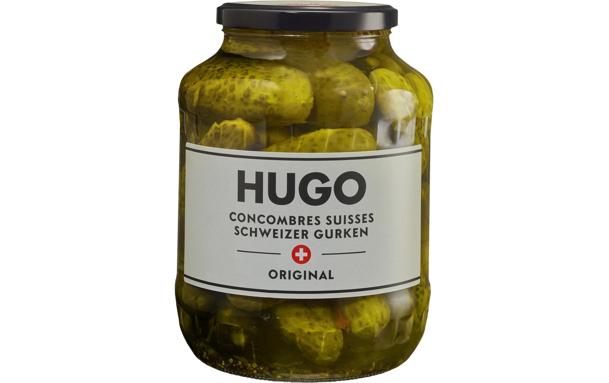 Hugo Reitzel Schweizer Gurken süss-sauer – vegan – 900 g