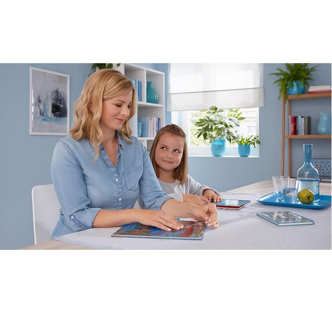 TESA Büro-Klebeband eco & clear – permanent, klar, Kunststoff, 19 mm × 10 m, Kern Ø 26 mm, 2 Rollen