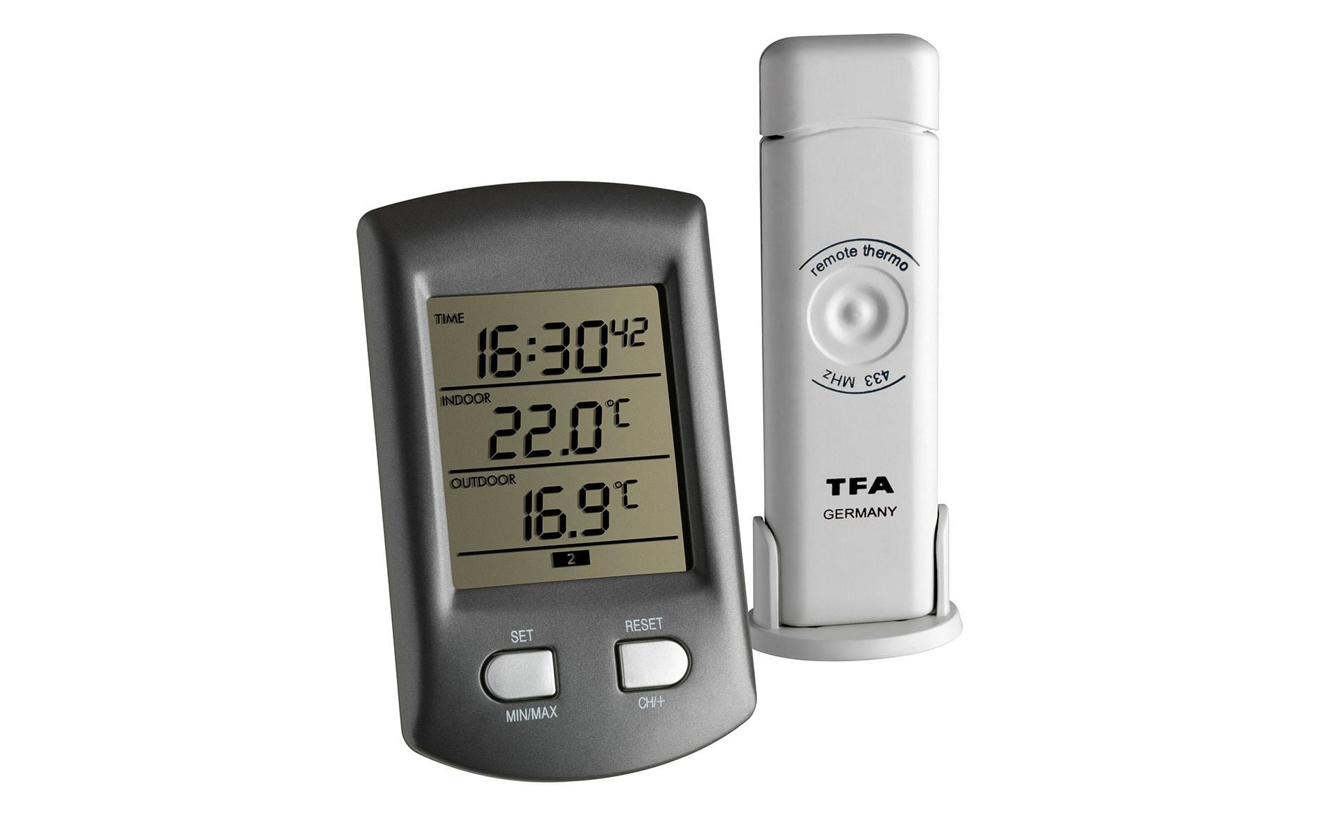 TFA-Dostmann RATIO Temperatursensor – Kabellos, −40–65 °C, Innen/Aussen