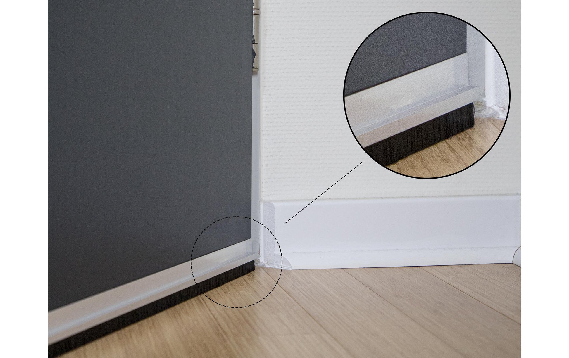DeLOCK Bürstenstreifen Alu-Profil (gewinkelt) – Silber, 40 mm × 1 m