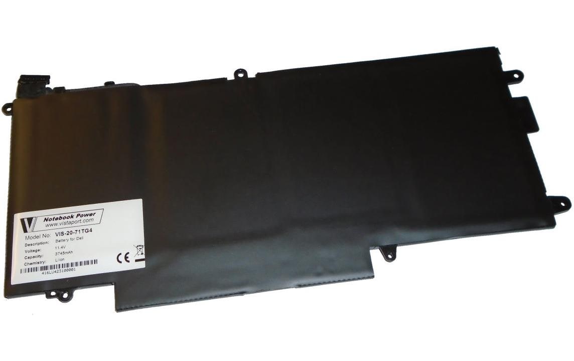 Vistaport Notebook-Akku – für Dell Latitude 5289 (2-in-1) – 45 Wh, 11,4 V (3 Zellen) – Schwarz