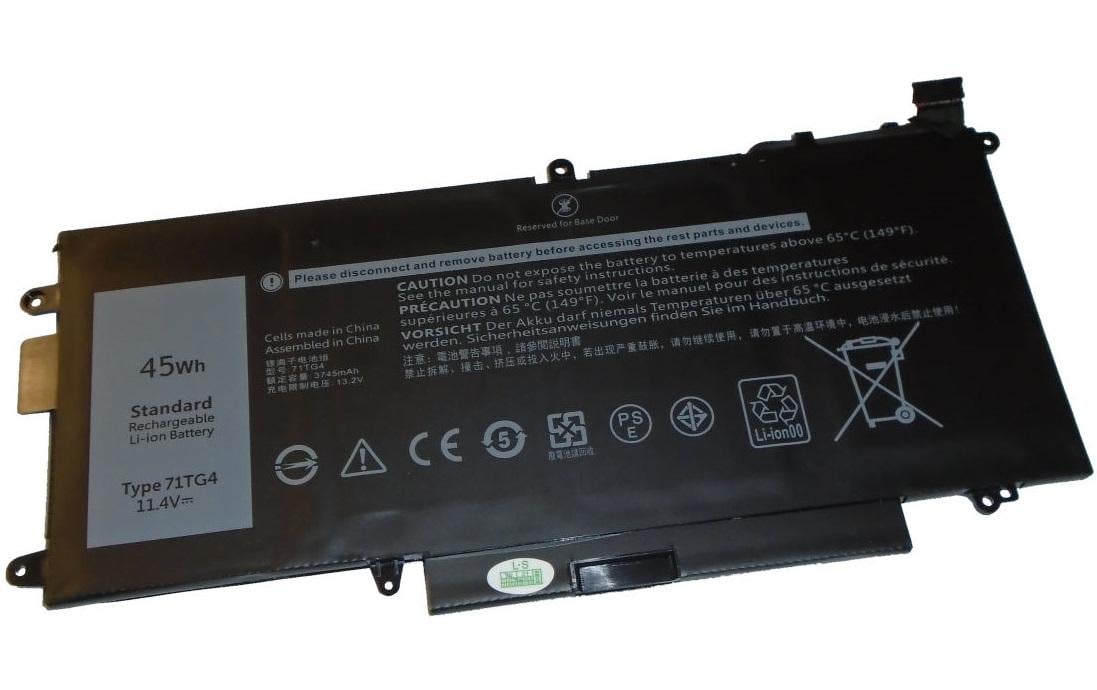 Vistaport Notebook-Akku – für Dell Latitude 5289 (2-in-1) – 45 Wh, 11,4 V (3 Zellen) – Schwarz