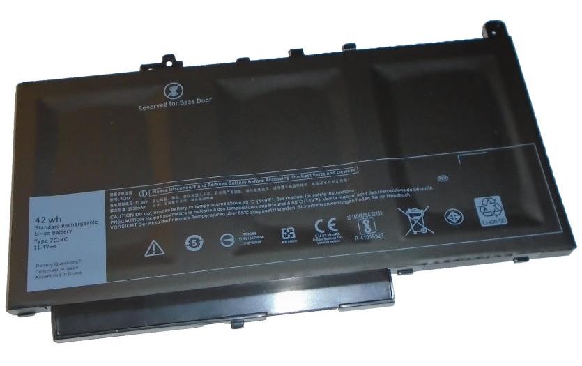 Vistaport Notebook-Akku – für Dell Latitude E7470 – 42 Wh, 11,4 V (3 Zellen) – Schwarz