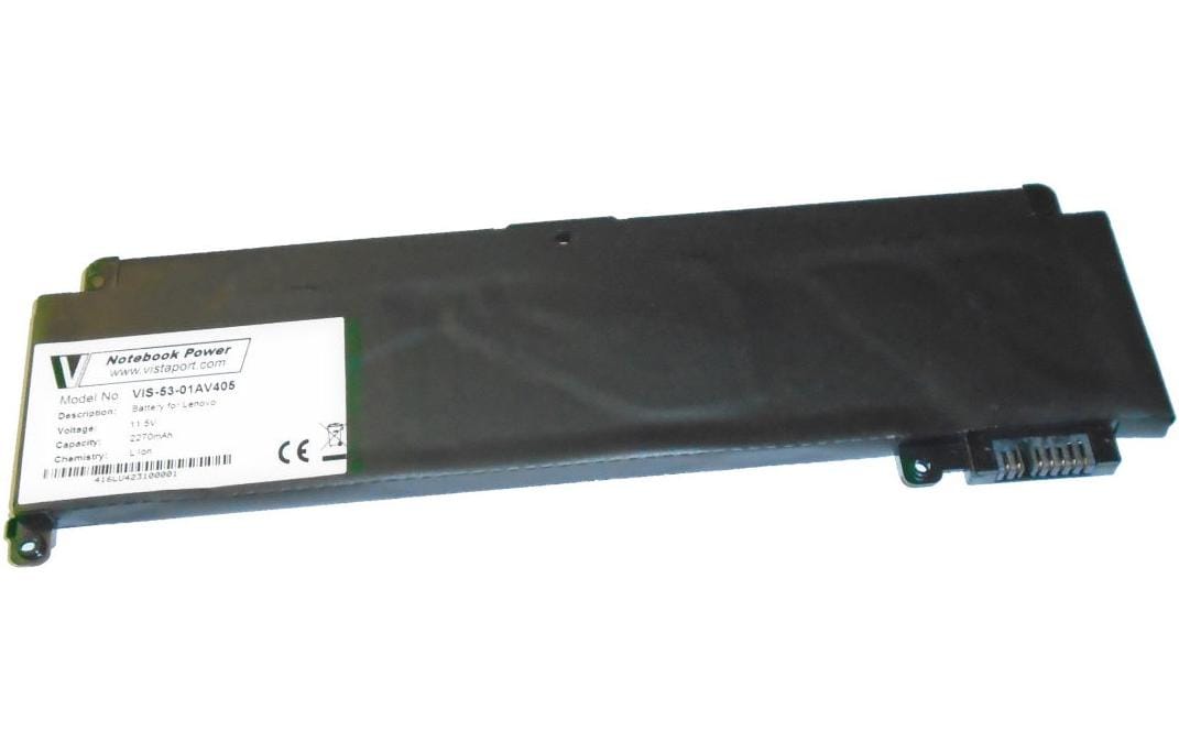 Vistaport Notebook-Akku – für Lenovo ThinkPad T460s/T470s – 26 Wh, 11,5 V (3 Zellen) – Schwarz