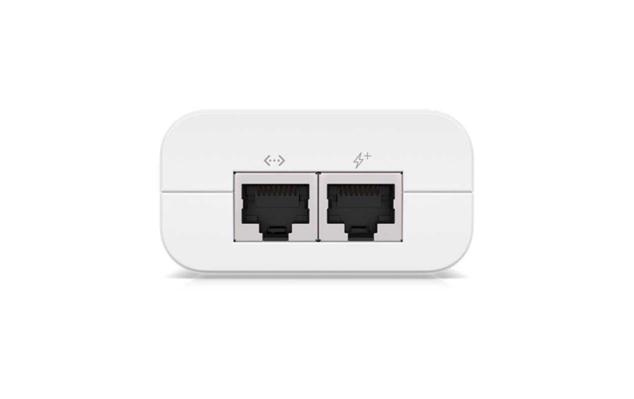 Ubiquiti U-POE-AT PoE-Injektor 30 W – IEEE 802.3at – Gigabit Ethernet, 48 V – Weiss