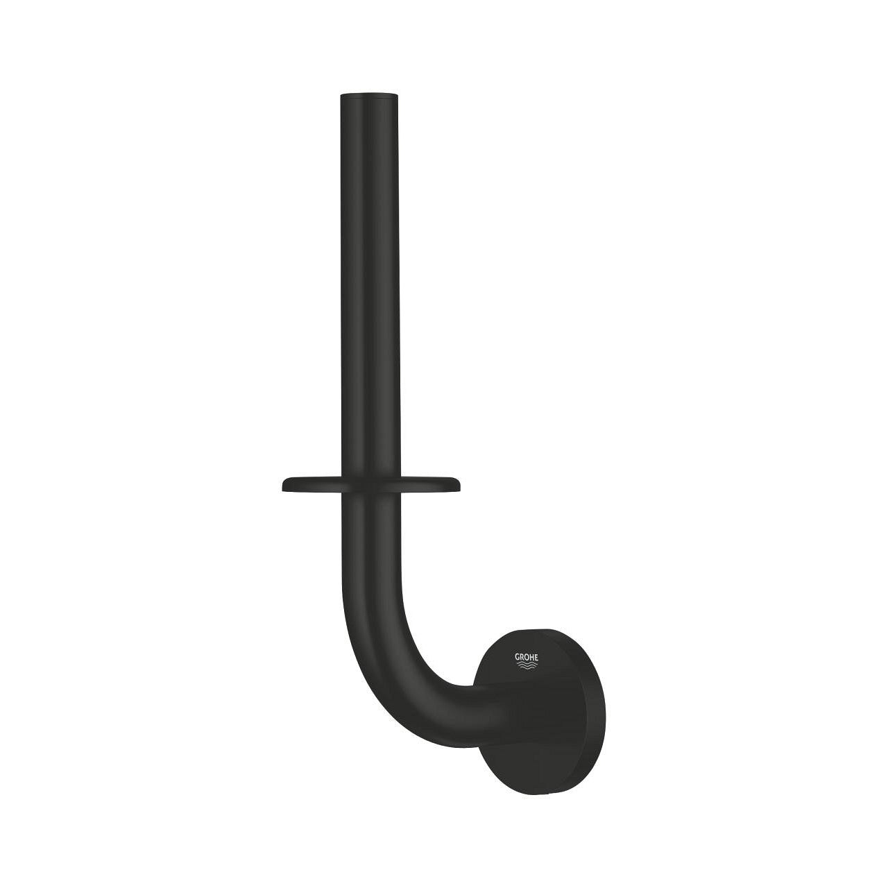 Grohe – Ersatzrollenhalter – Metall, Schwarz, Zum Bohren, Klebend