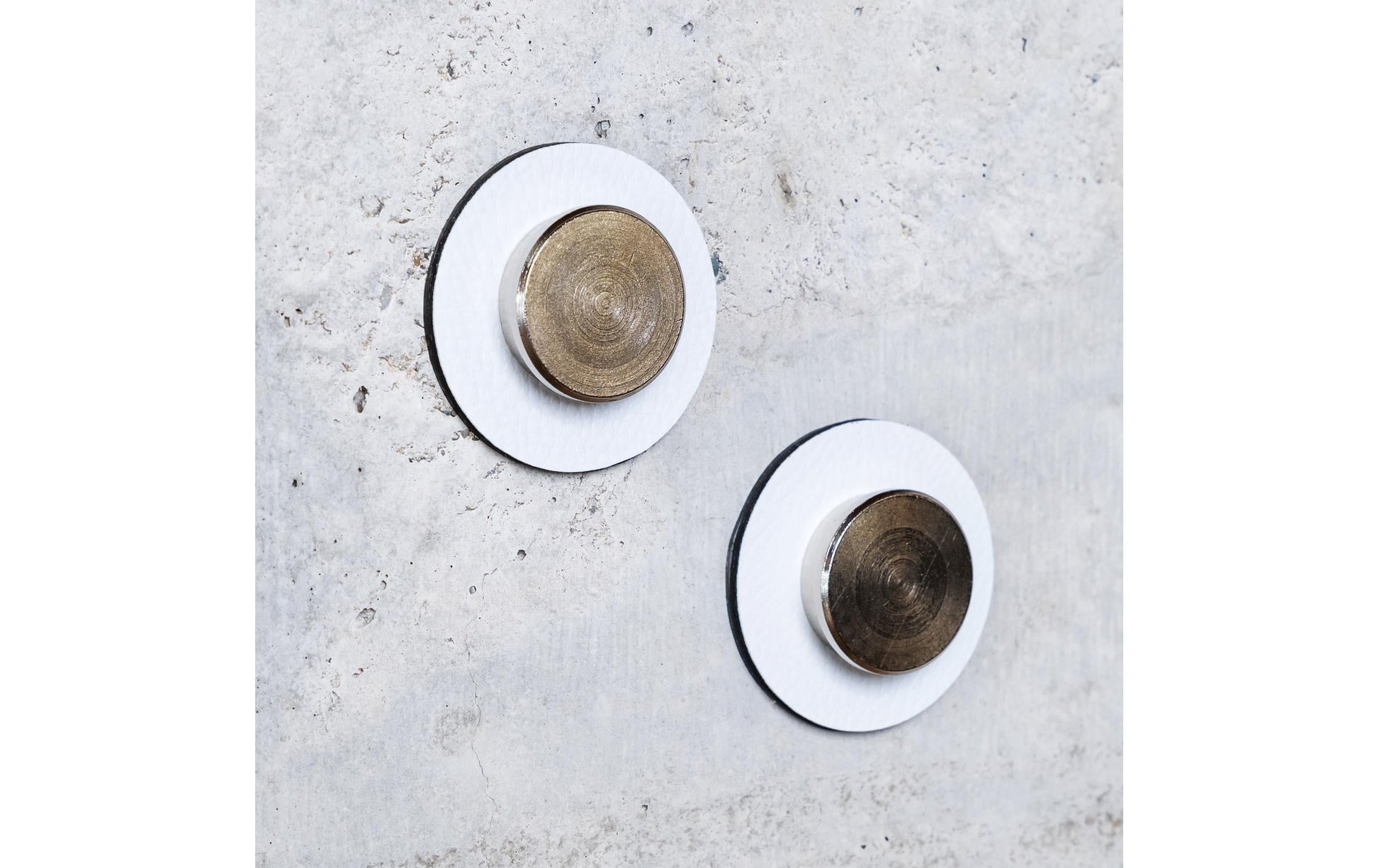 Silwy Montagepad – 50 × 50 mm, weiss, bis 0,08 kg, für Glas, Innen