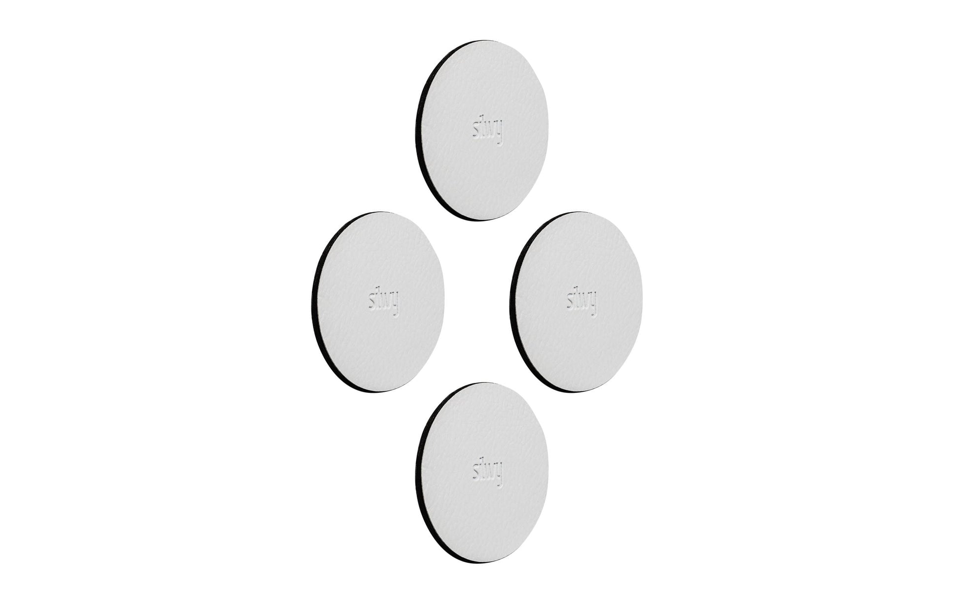 Silwy Montagepad – Ø 50 mm × 3 mm, für Glas, 4 Stk.
