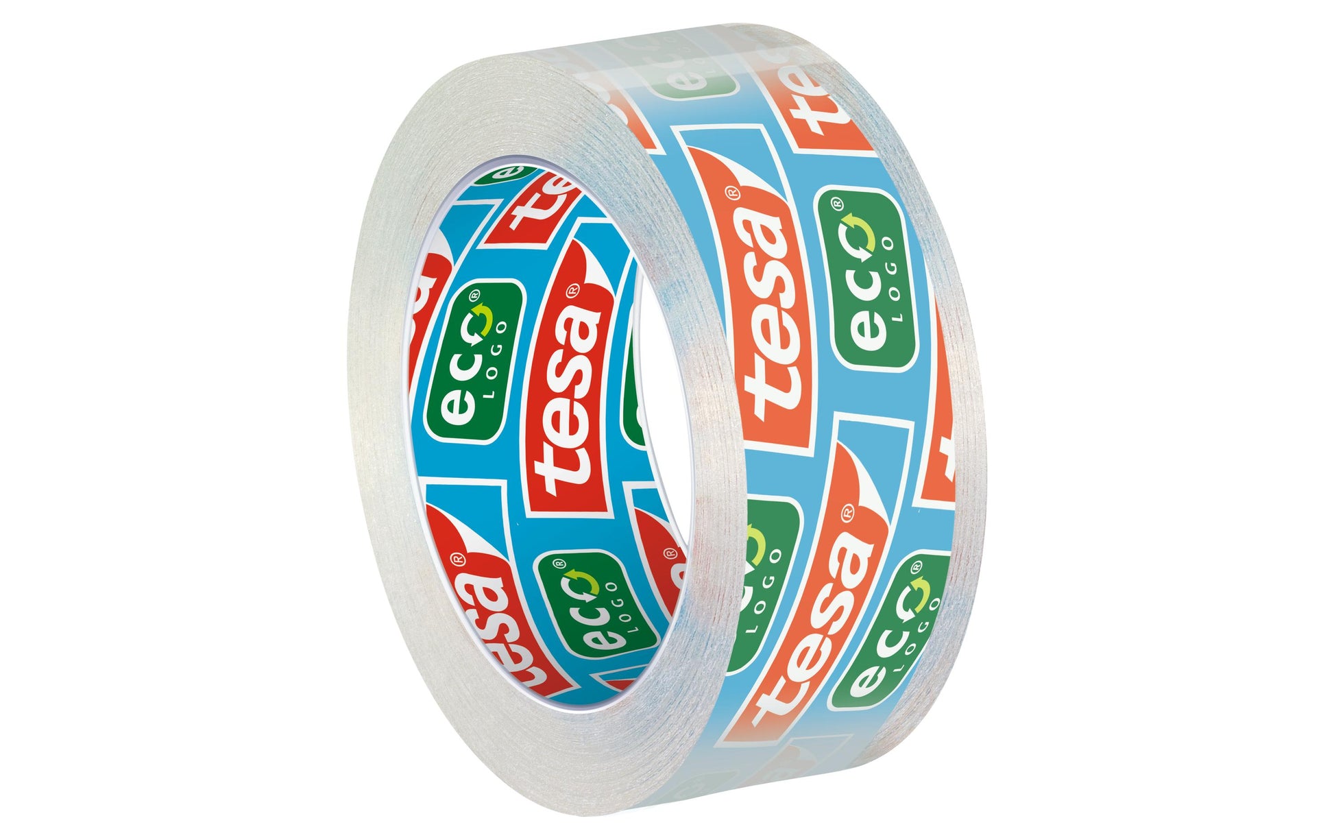 TESA Klebeband eco & clear – permanent, klar, Kunststoff, 15 mm × 10 m, Kern Ø 26 mm, 1 Rolle