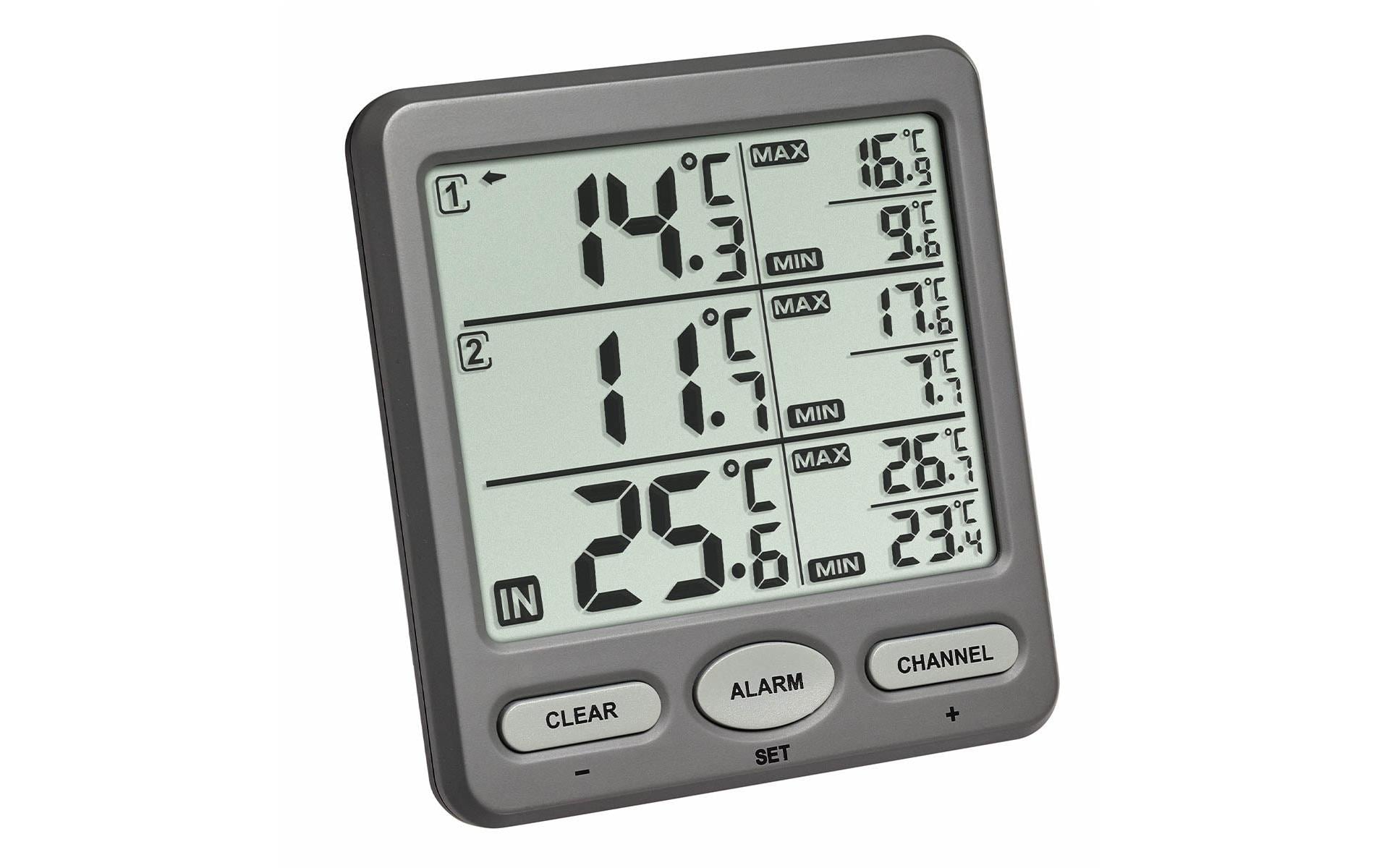 TFA-Dostmann TFA Dostmann TRIO Temperatursensor – Kabellos, −40–60 °C, Innen/Aussen