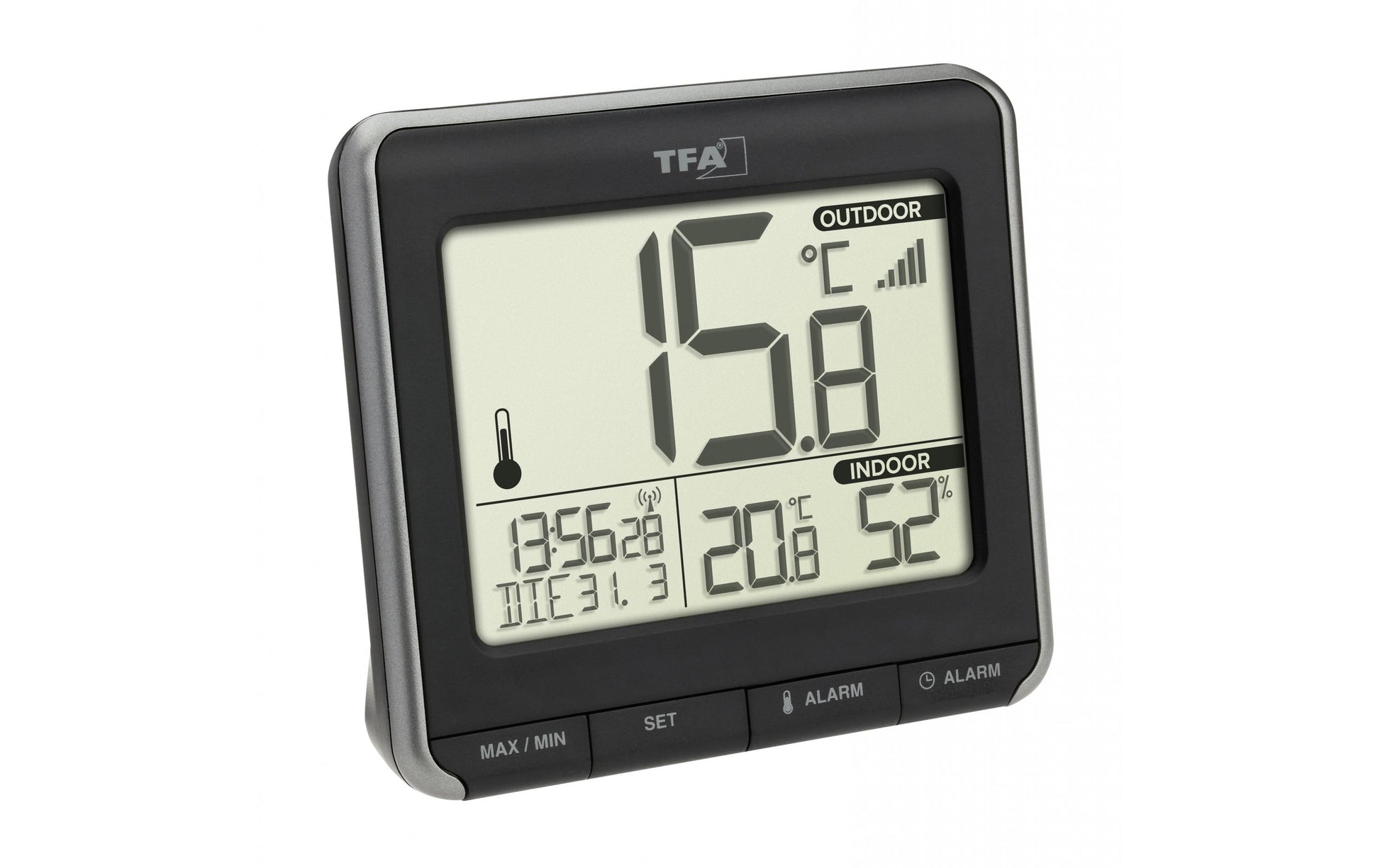 TFA-Dostmann TFA Dostmann PRIO Temperatur-/Feuchtesensor – Kabellos, −40–60 °C, 10–99 %