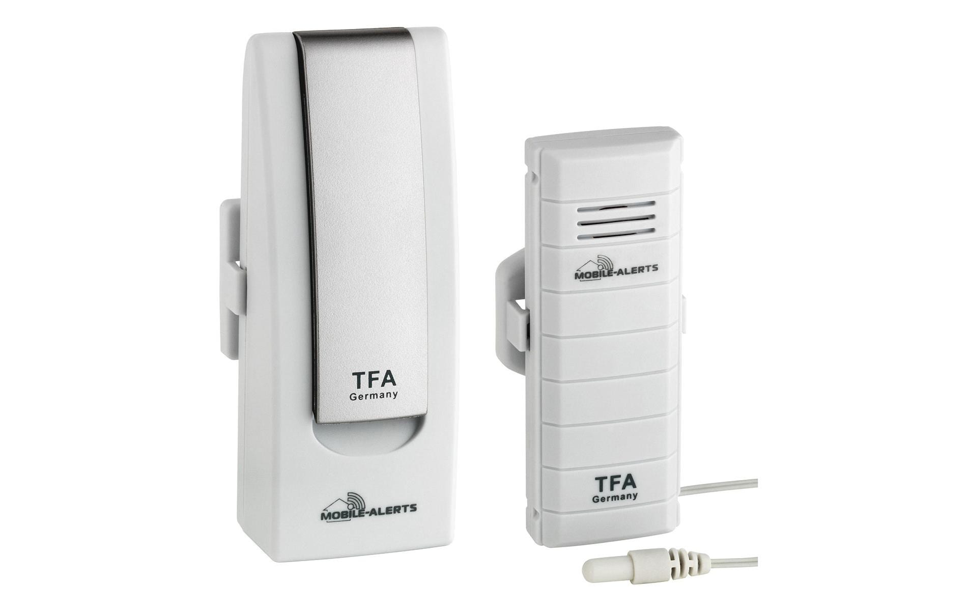 TFA-Dostmann WeatherHub SET2 Temperatur-/Feuchtesensor – Kabelgebunden, −30–60 °C, Innen/Aussen