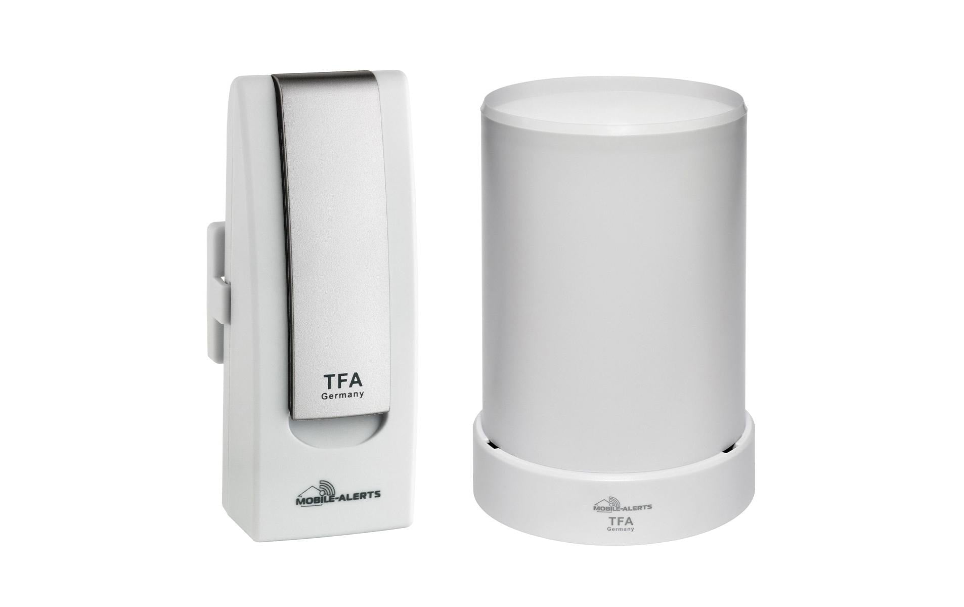 TFA-Dostmann TFA Dostmann WeatherHub SET3 – Wetterstation, WLAN, Regenmesser, 100 m Reichweite – Weiss