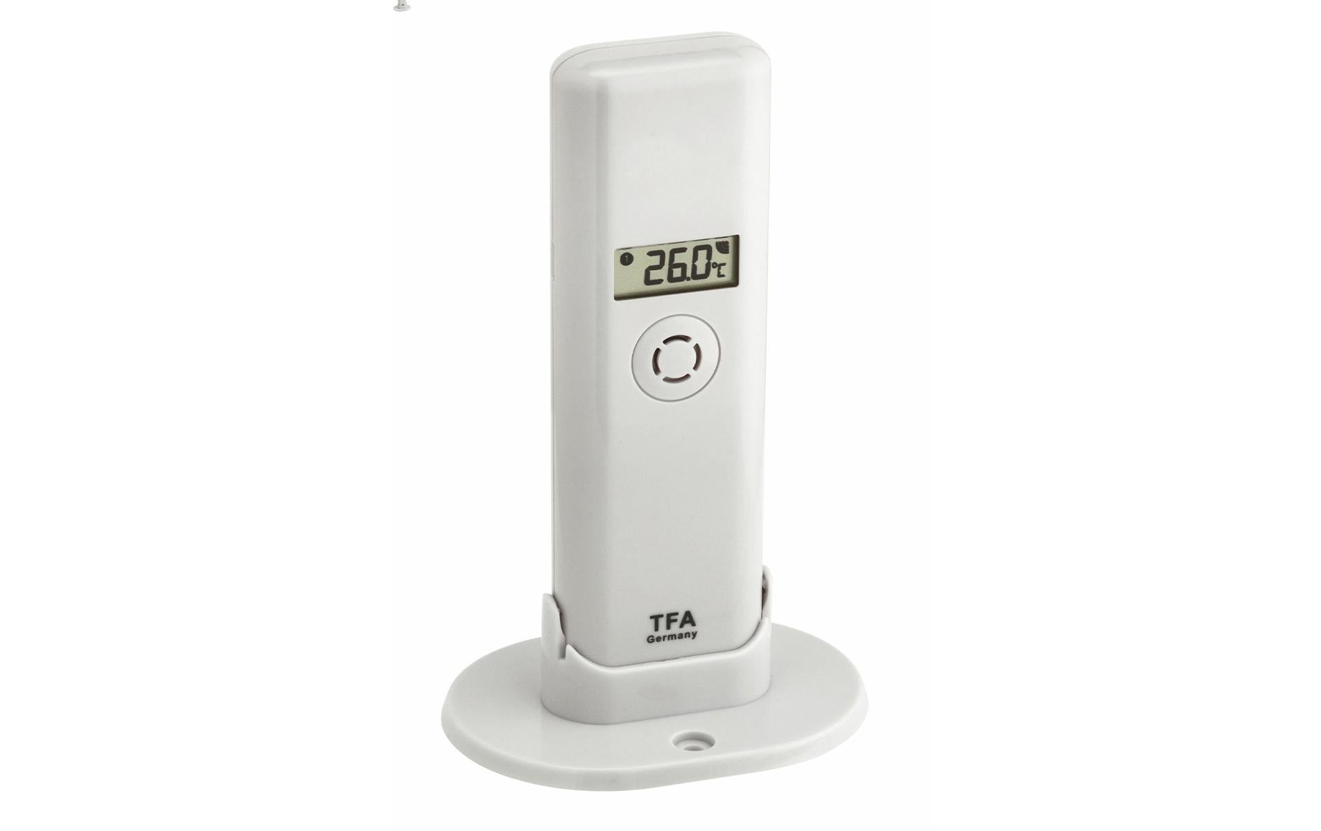 TFA-Dostmann WeatherHub SET5 – Smart-Hub/Bridge – WLAN, 868 MHz, Feuchte, Regen, Temperatur, Wind – Weiss