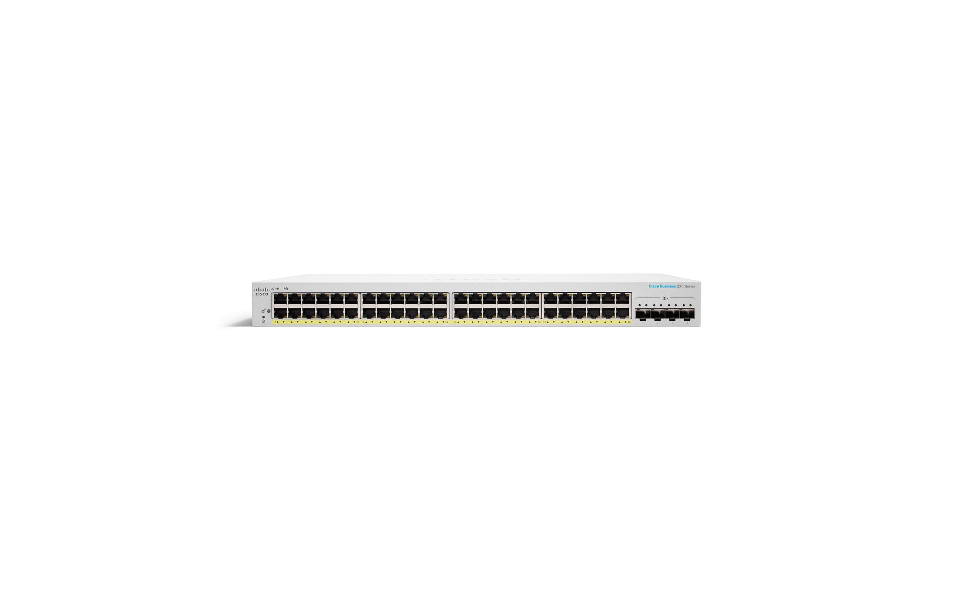 Cisco CBS220-48T-4G – Managed Switch – 48×GbE, 4×SFP+, L2, 1U