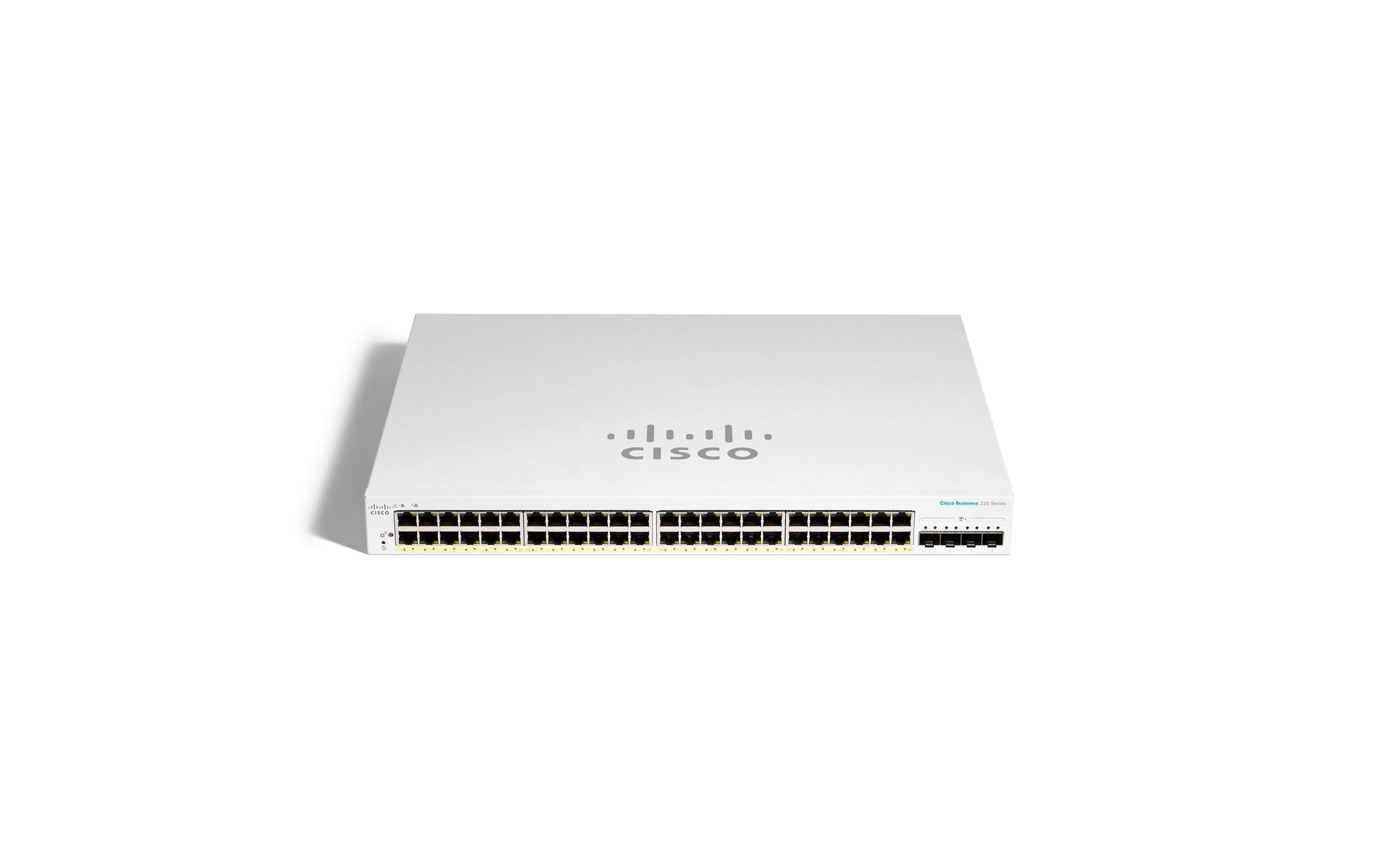 Cisco CBS220-48T-4G – Managed Switch – 48×GbE, 4×SFP+, L2, 1U
